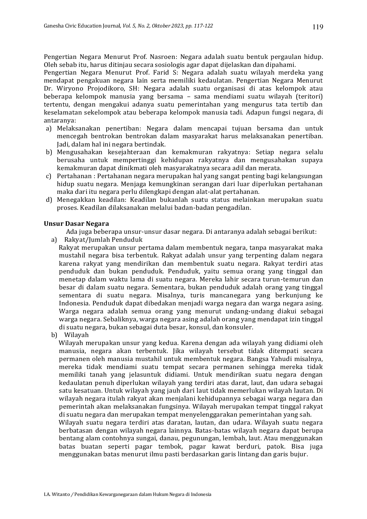 JURIS Pendidikan Kewarganegaraan dalam Hukum Negara di Indonesia