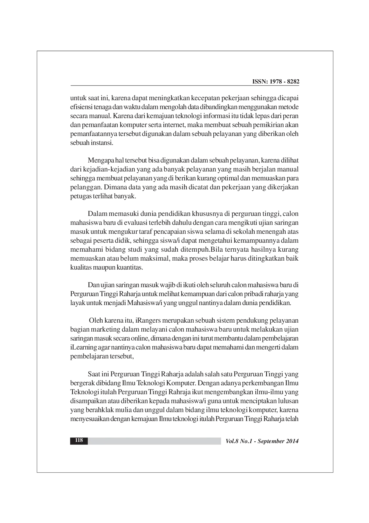 juris Sistem Ujian Online Calon Mahasiswa Baru Berbasis iLearning Education Marketing Pada Perguruan Tinggi