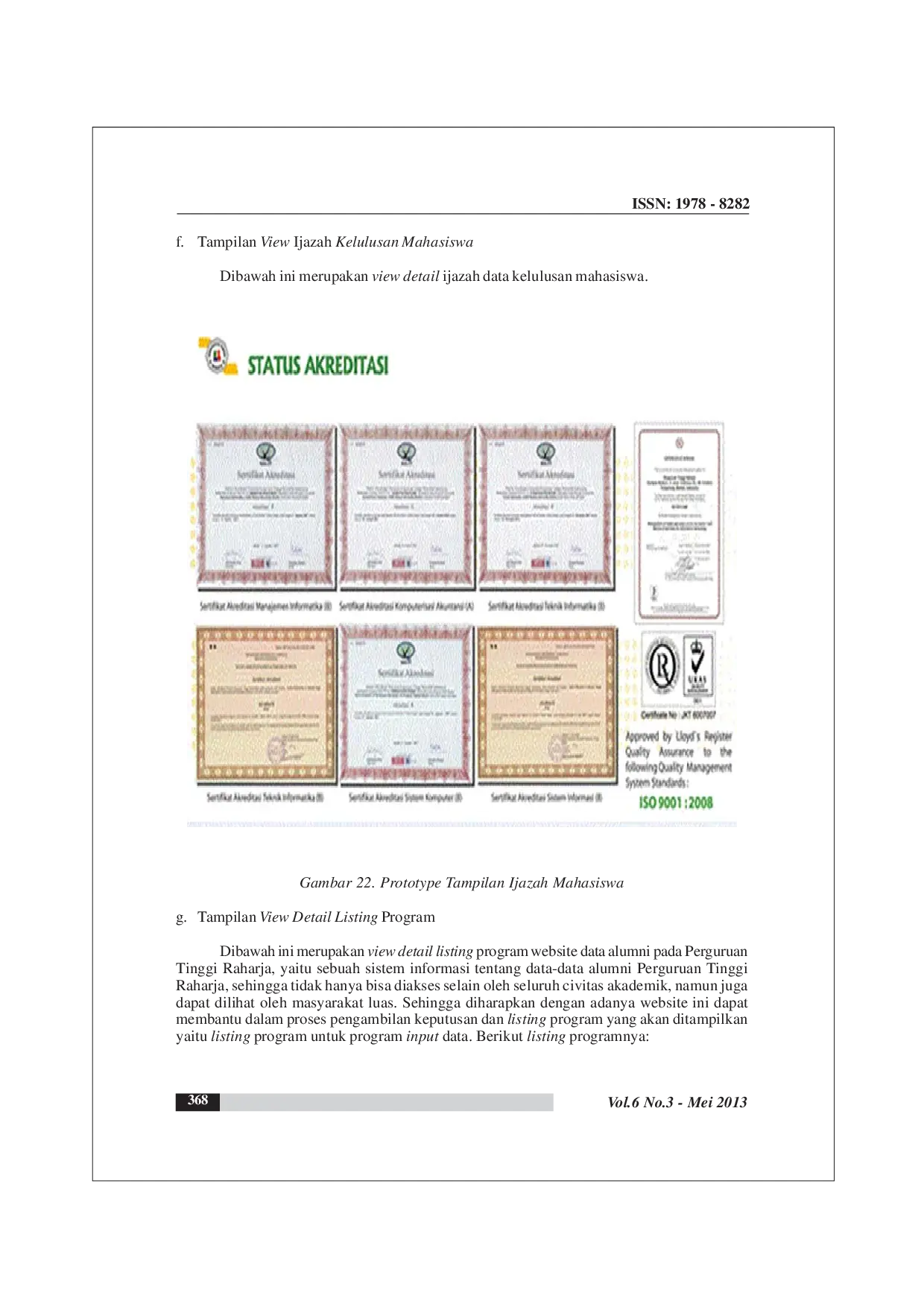 juris IADA Best Practice On Alumni Web Based Information System