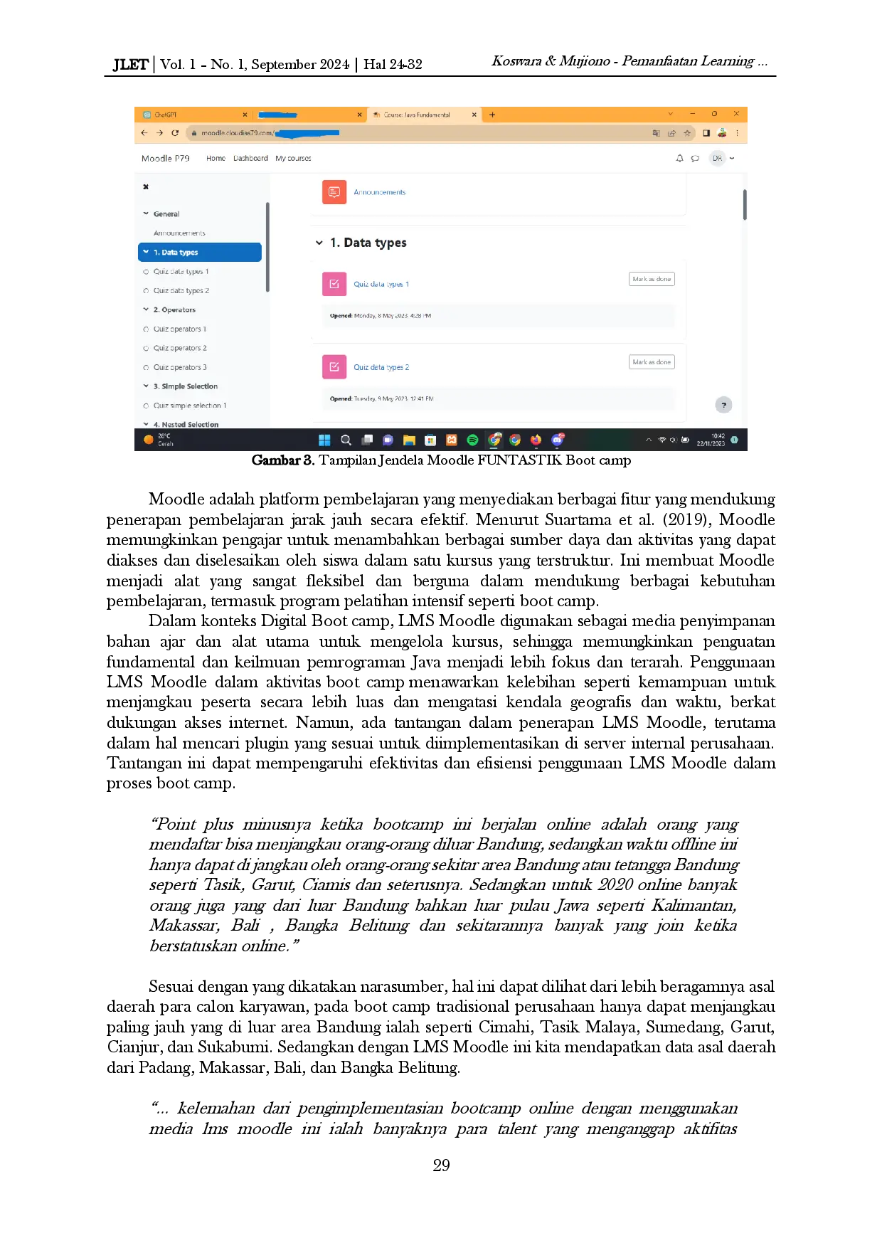 juris Pemanfaatan Learning Management System untuk Seleksi Calon Karyawan