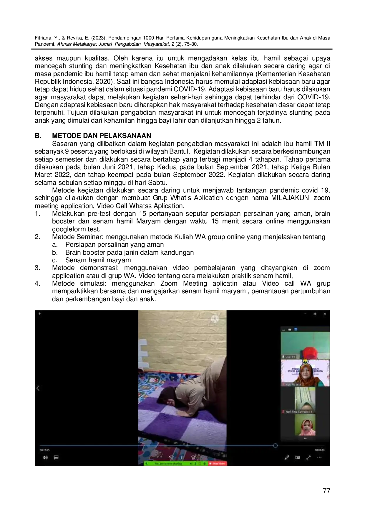 juris Pendampingan 1000 Hari Pertama Kehidupan guna Meningkatkan Kesehatan Ibu dan Anak di Masa Pandemi