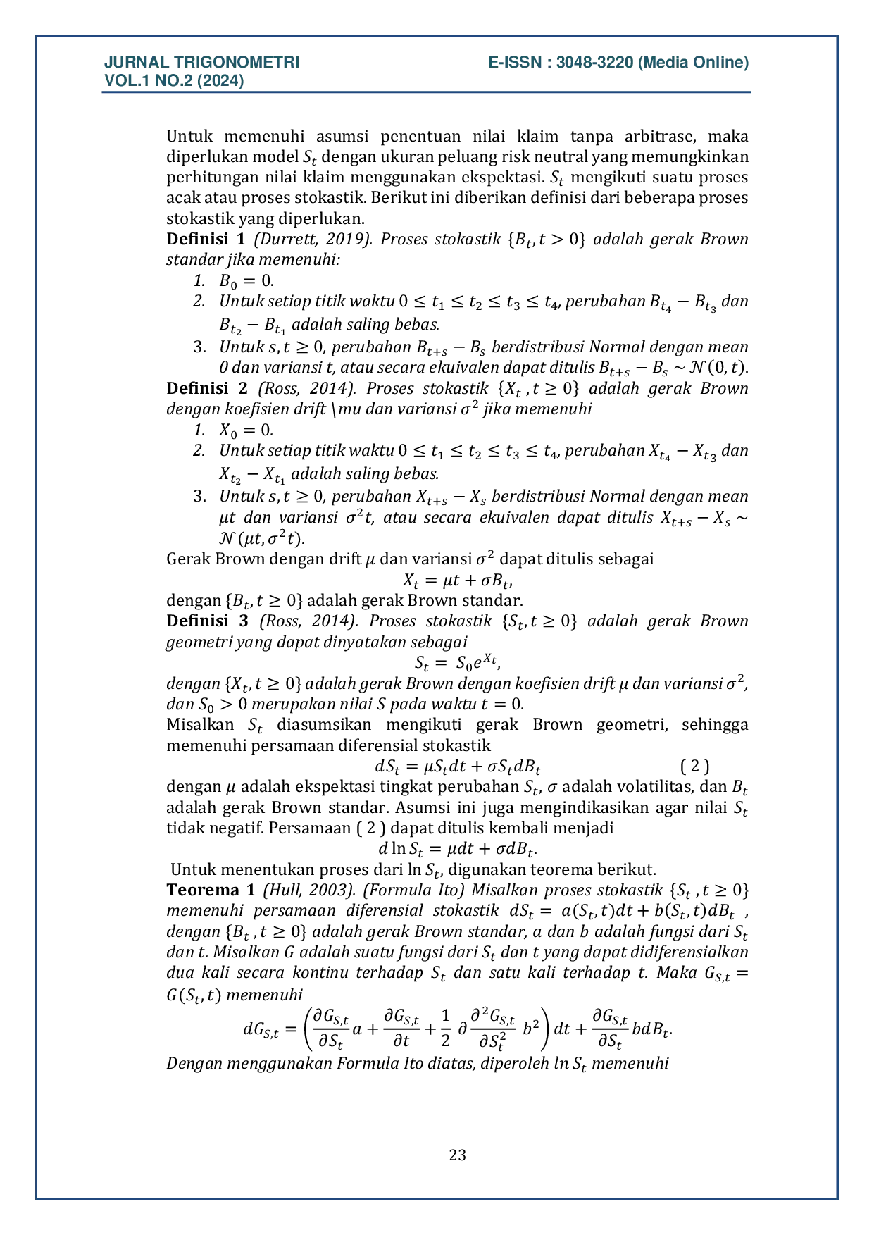 JURIS Analisis Nilai Klaim dengan Biaya Menggunakan Model Black Scholes