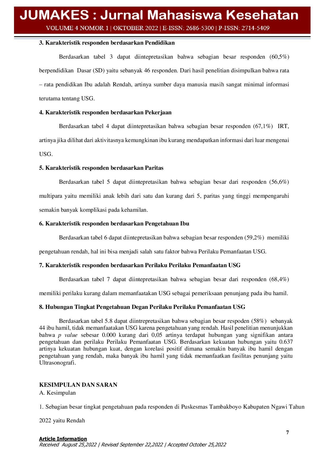 JURIS Hubungan Tingkat Pengetahuan Ibu Hamil Tentang Ultrasonografi Dalam Pemeriksaan Kehamilan Dengan Perilaku Pemanfaatan Ultrasonografi