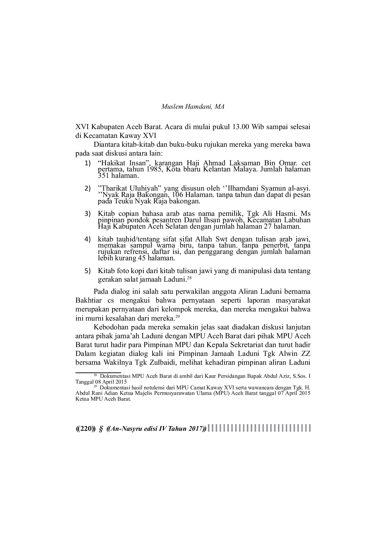 JURIS Fatwa Majelis Permusyarawatan Ulama MPU Aceh Terhadap Aliran Sesat