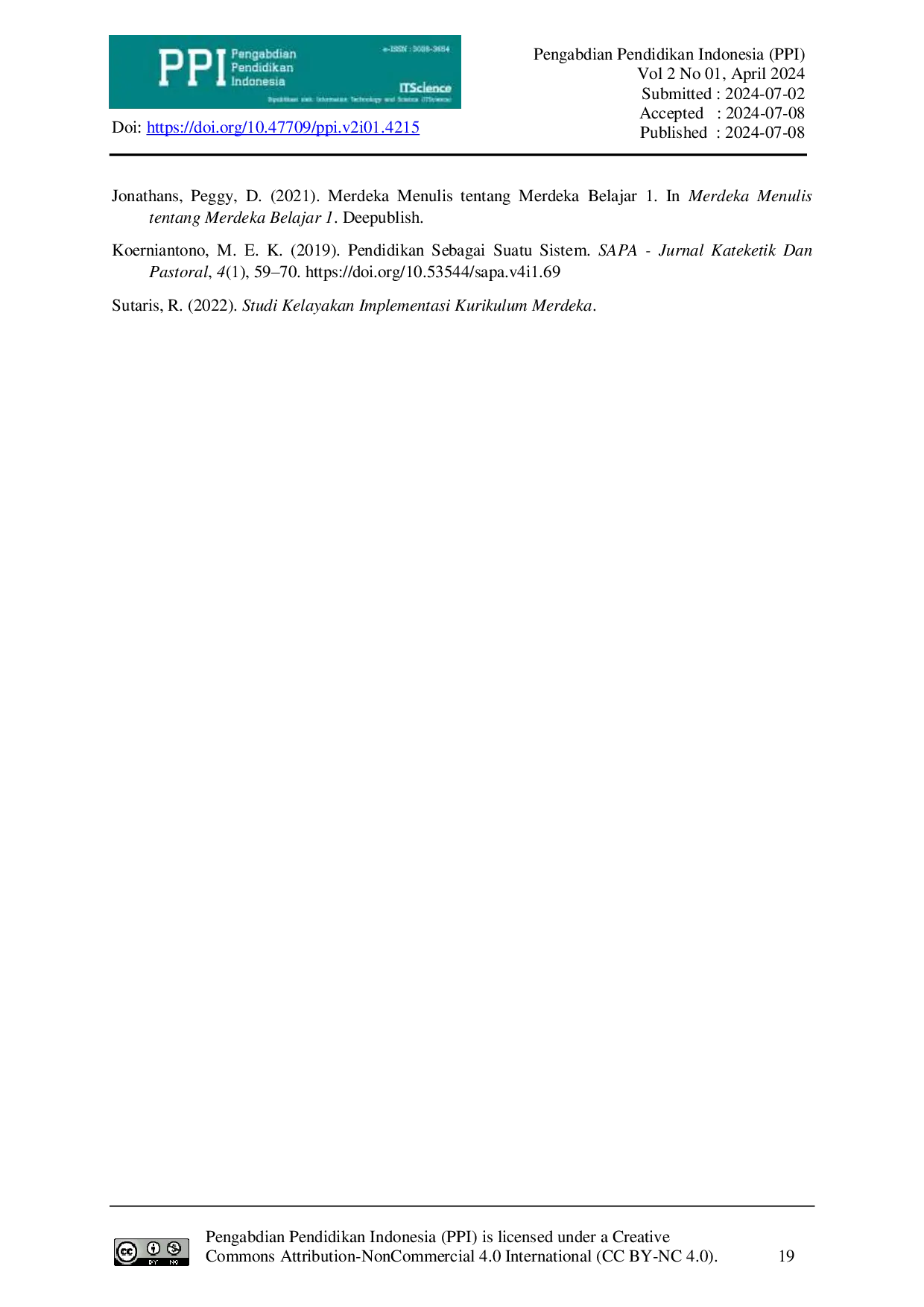 JURIS Pelatihan Pemahaman Kurikulum Merdeka Belajar pada Guru di SMAK Kab Kupang