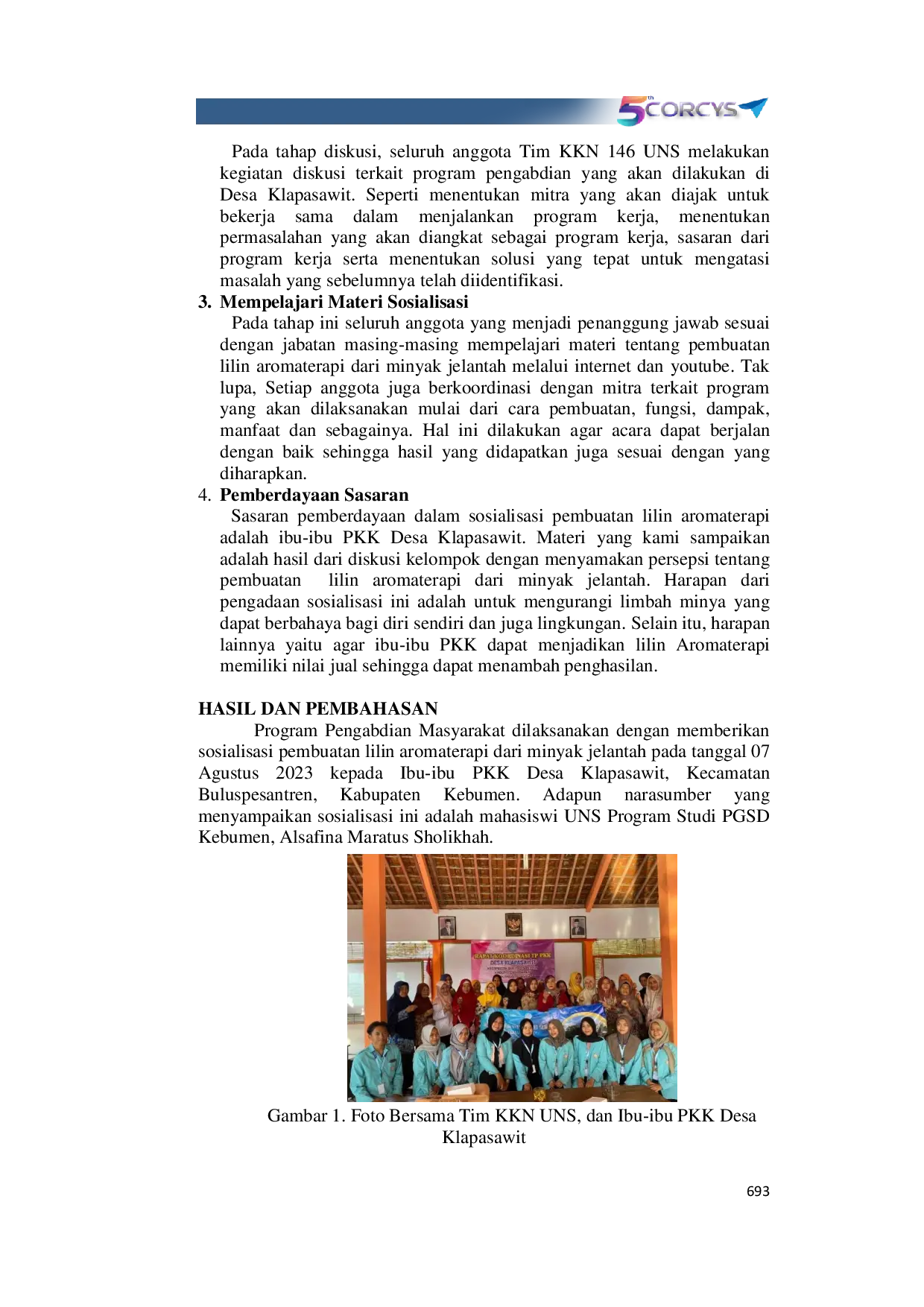 JURIS Pemanfaatan Minyak Jelantah Sebagai Lilin Aromaterapi