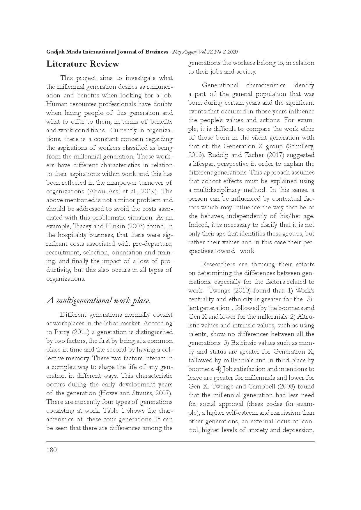 juris Validation of A Measuring Scale of The Factors for The Employability of Millennials