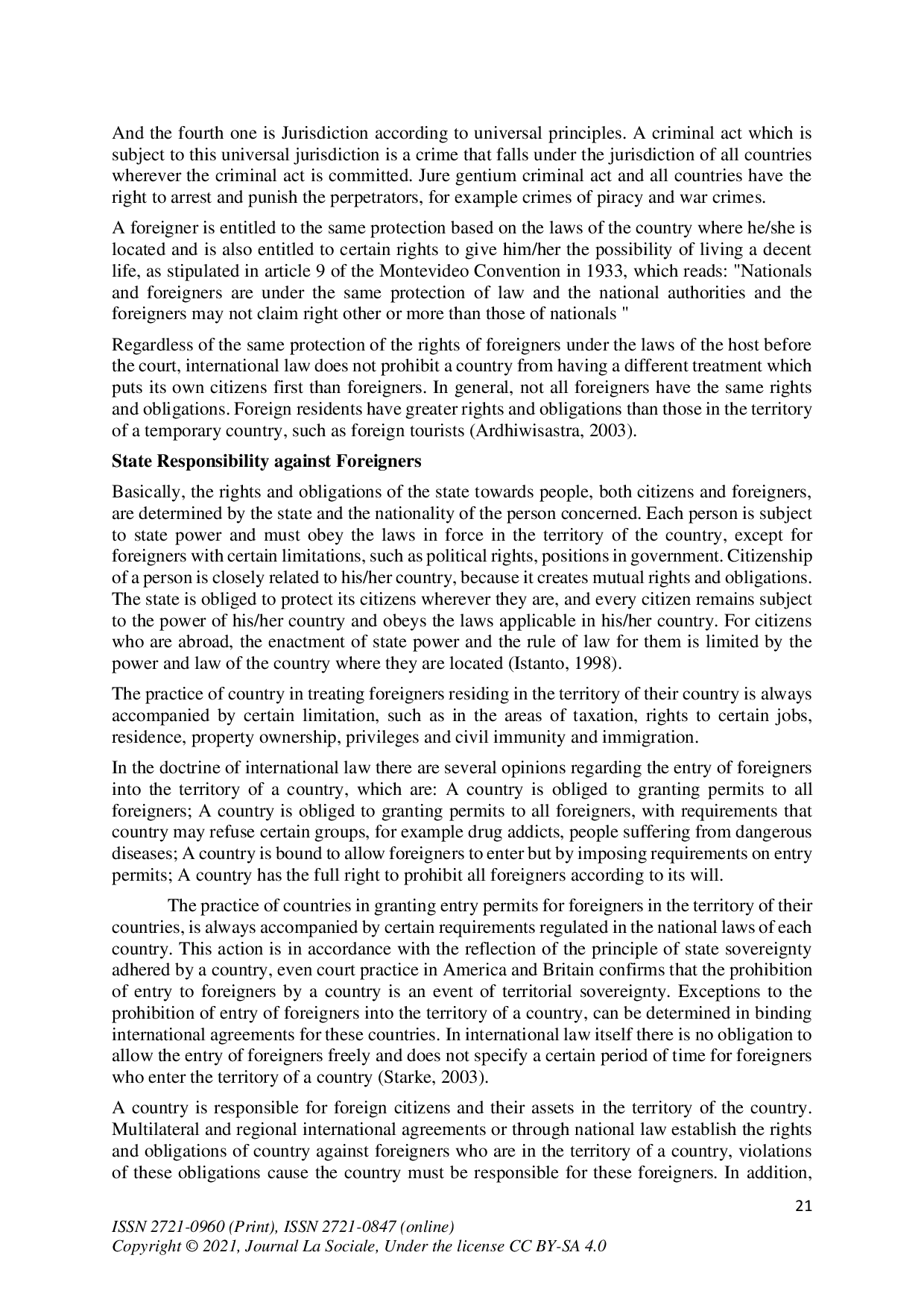 juris The Protection of Foreigners in International Law