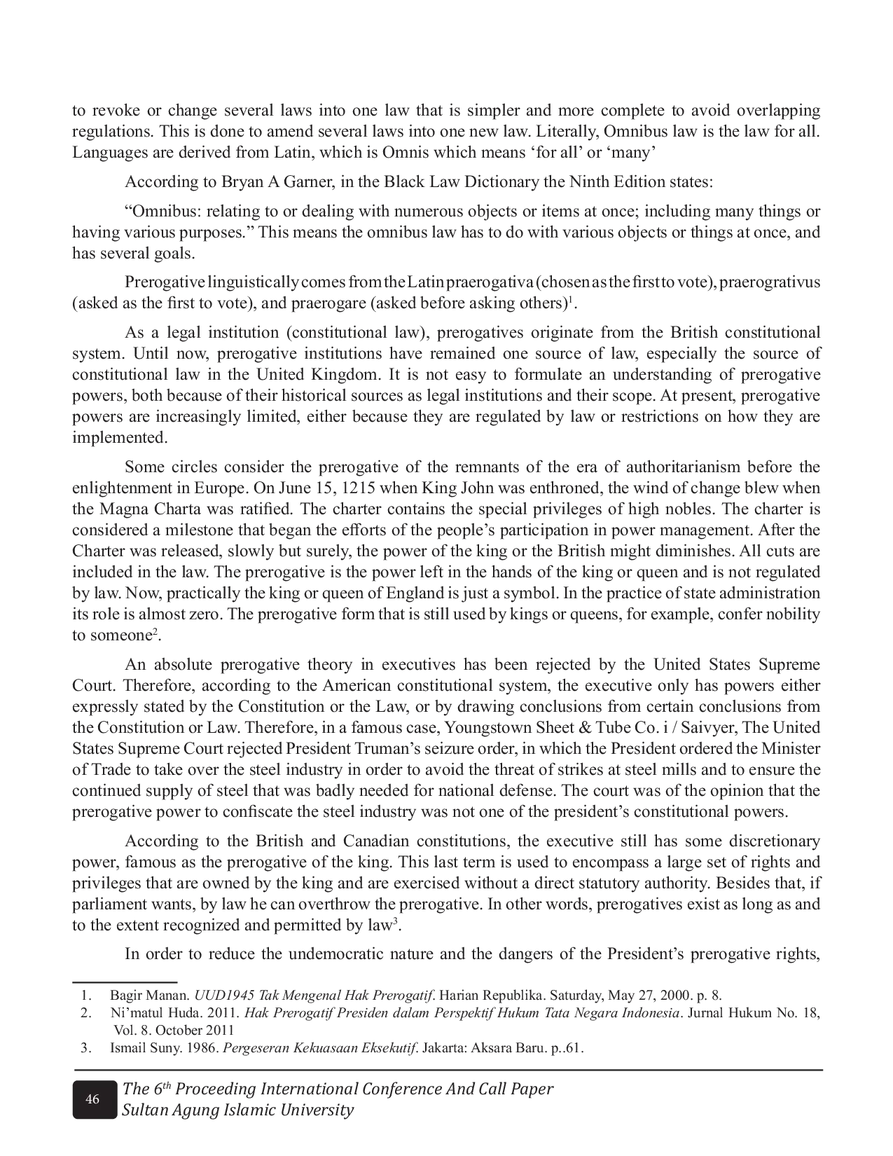 JURIS Omnibus Law Opportunities And Challenges Towards Entrepreneurs And Labor Comparative Review