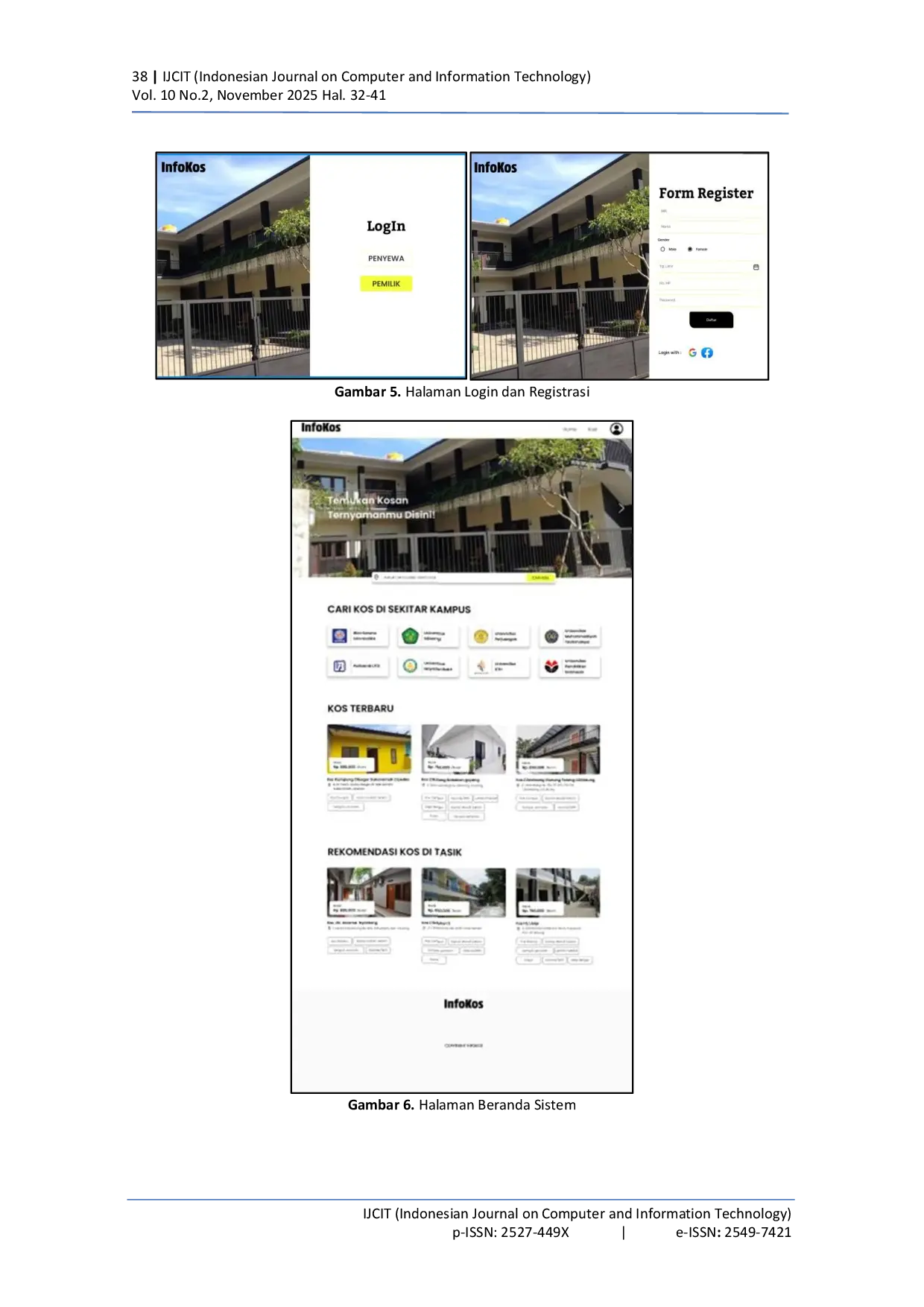 JURIS Implementasi Metode Prototype dalam Sistem Informasi Penyewaan Kamar Kos Berbasis Web