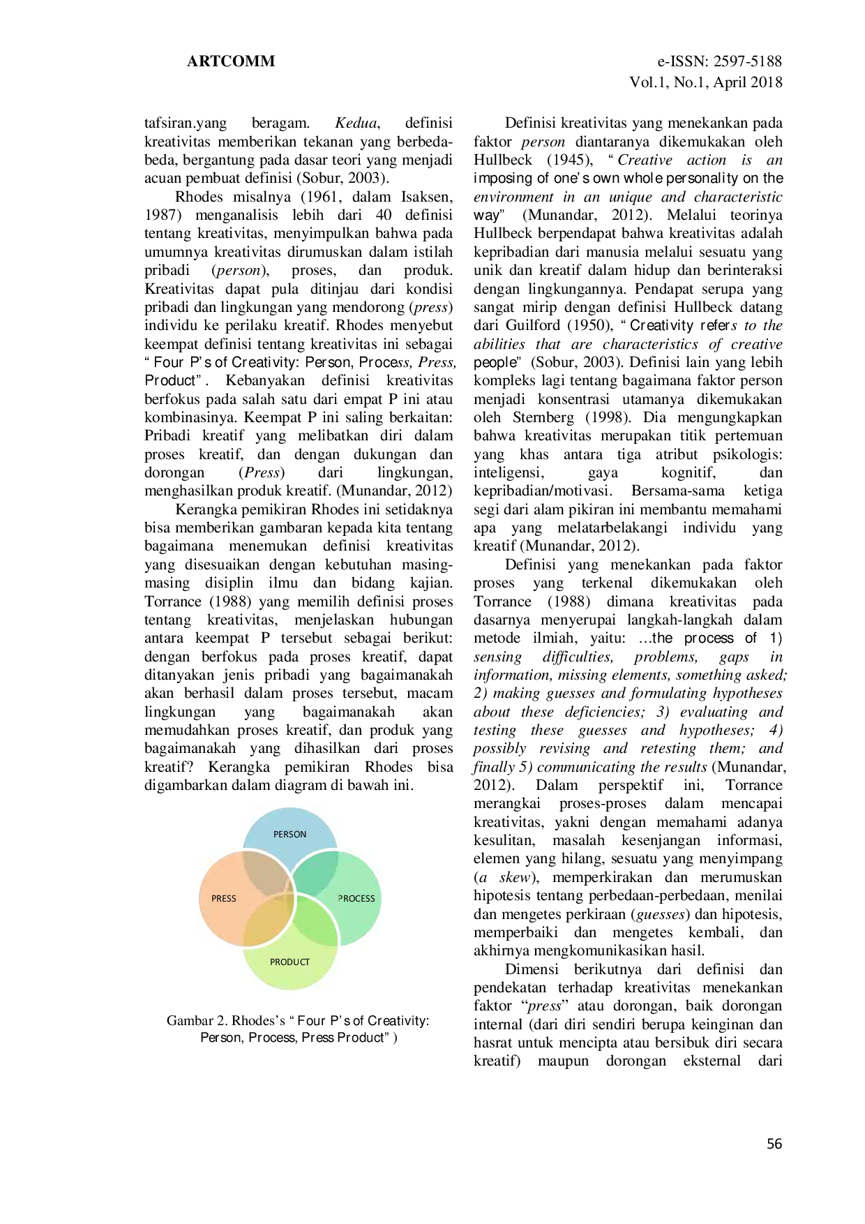 JURIS Kreativitas Dalam Pemikiran Csikszentmihalyi