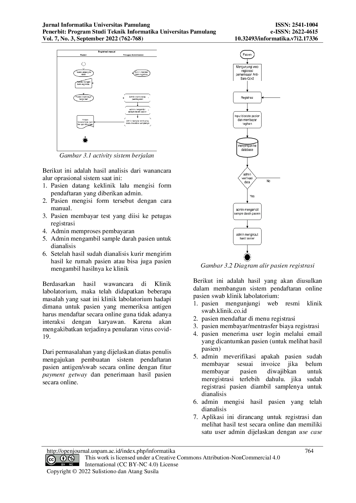 JURIS Perancangan Sistem Transaksi Online Pemeriksaan Anti SARS COV2 Berbasis Web
