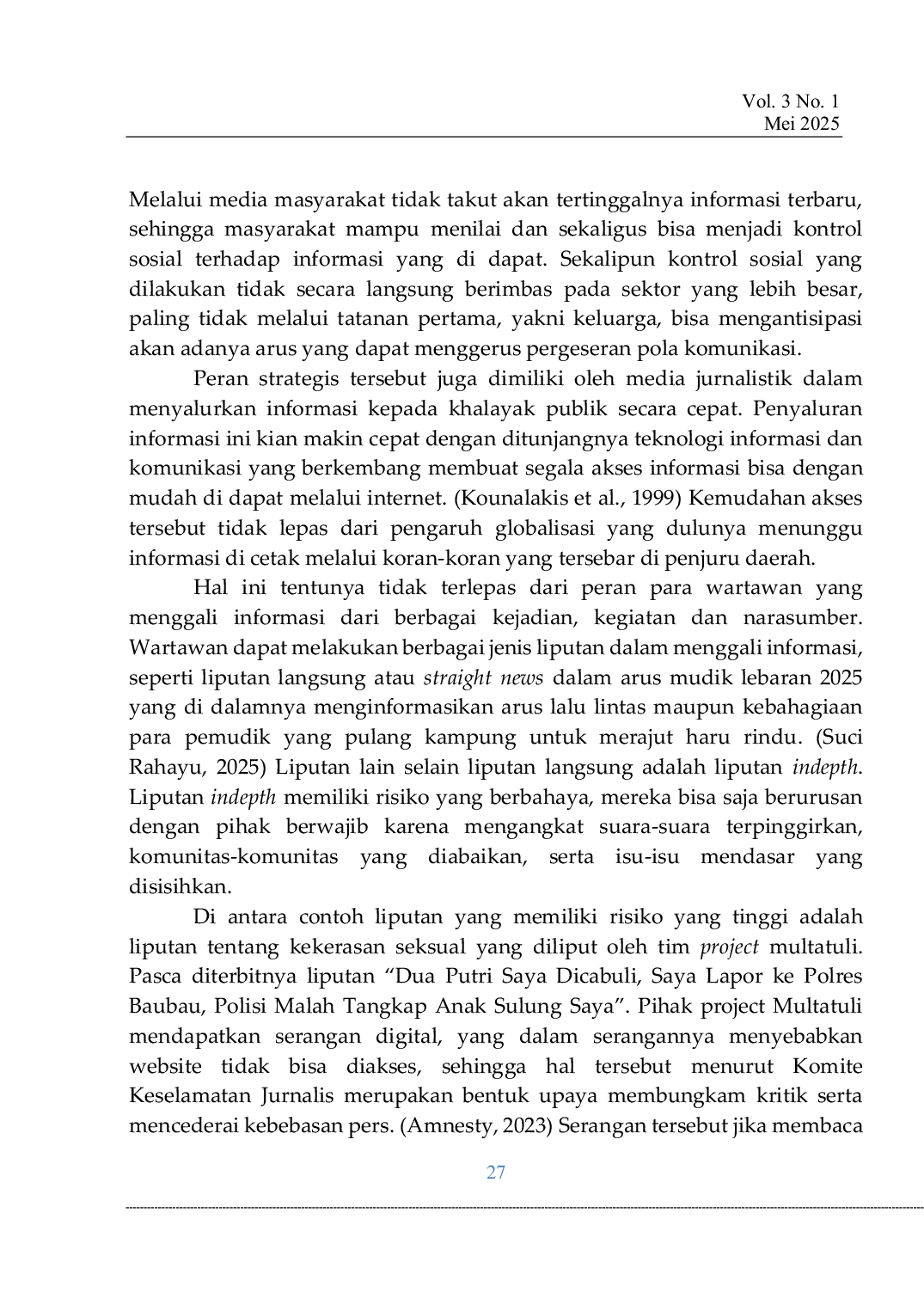 JURIS Analisis Framing Pemberitaan Pada Isu Pemecatan Karyawan CNN Indonesia di Tempo Analisis Framing Model Robert N Entman