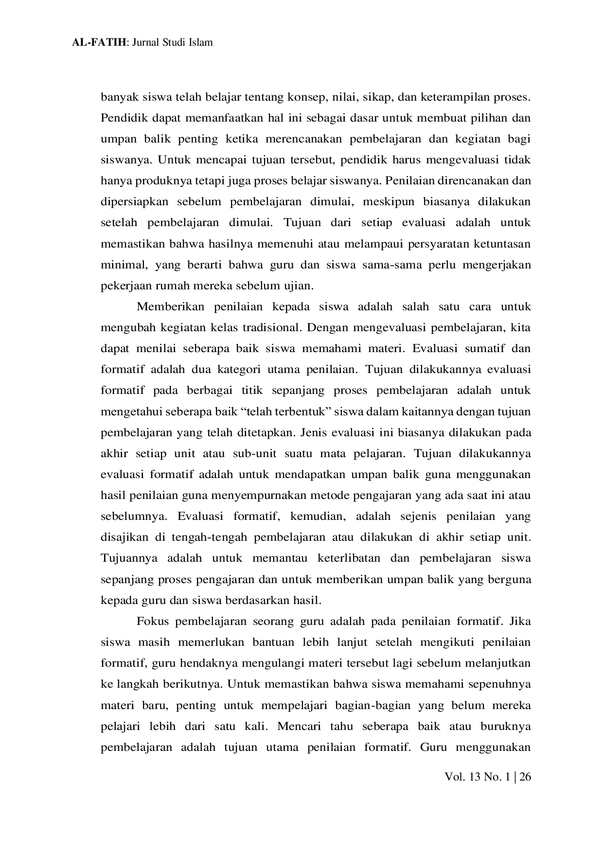 JURIS Penerapan Metode Al Baghdadi dalam Pembelajaran Al Qur an di SD Islam NU Sekaran Kediri