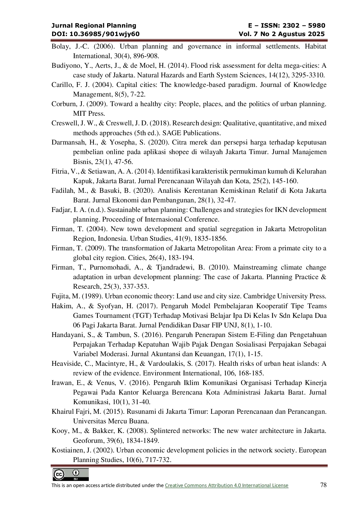 JURIS Sustainable Urban Development in Jakarta Pentahenix and Public Perception Analysis
