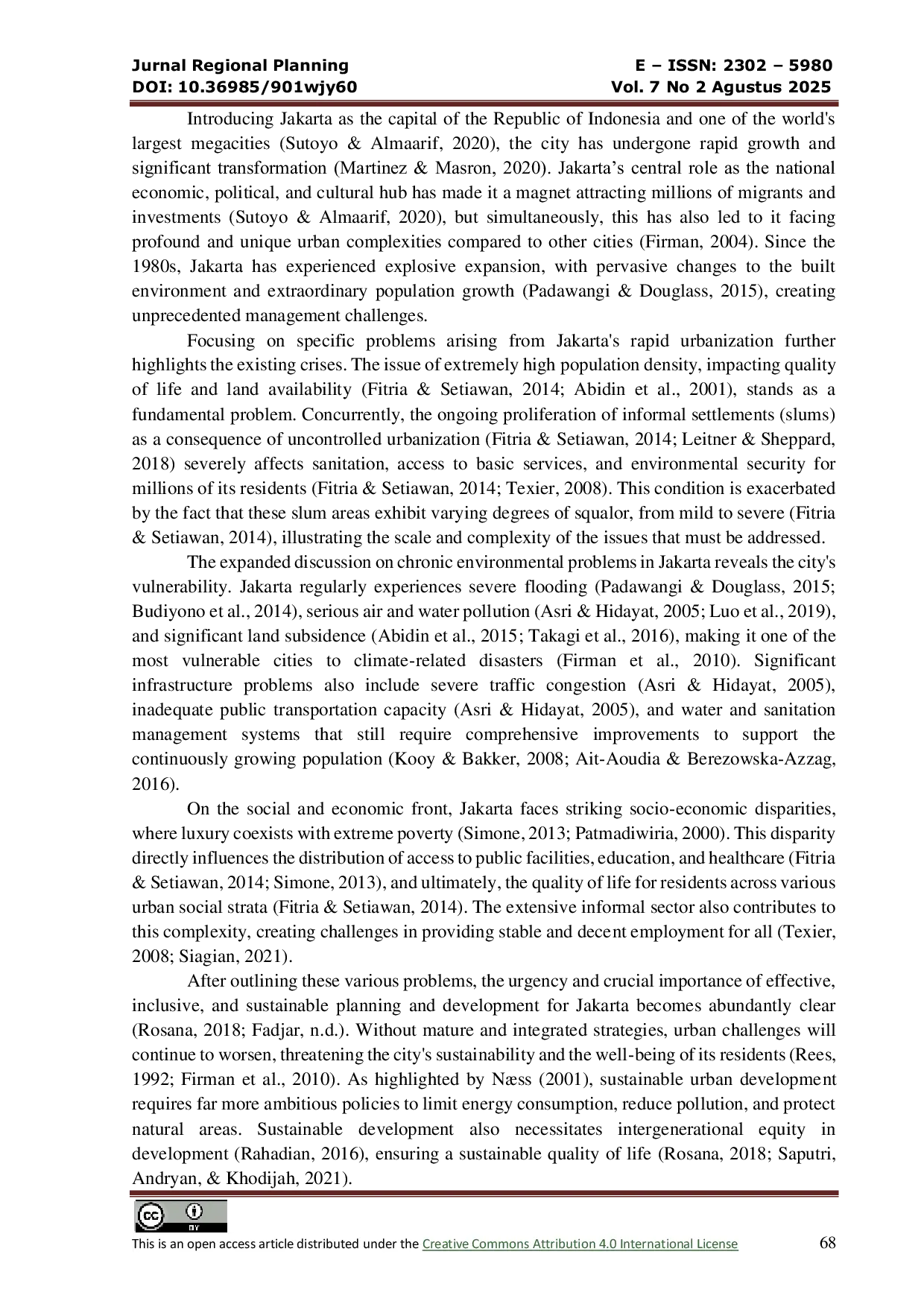 JURIS Sustainable Urban Development in Jakarta Pentahenix and Public Perception Analysis