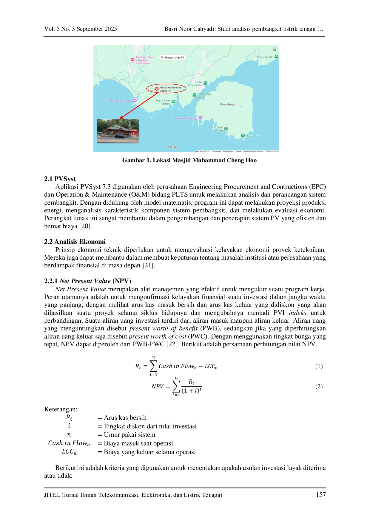 JURIS Studi analisis pembangkit listrik tenaga surya off grid untuk mengurangi efek pemadaman listrik