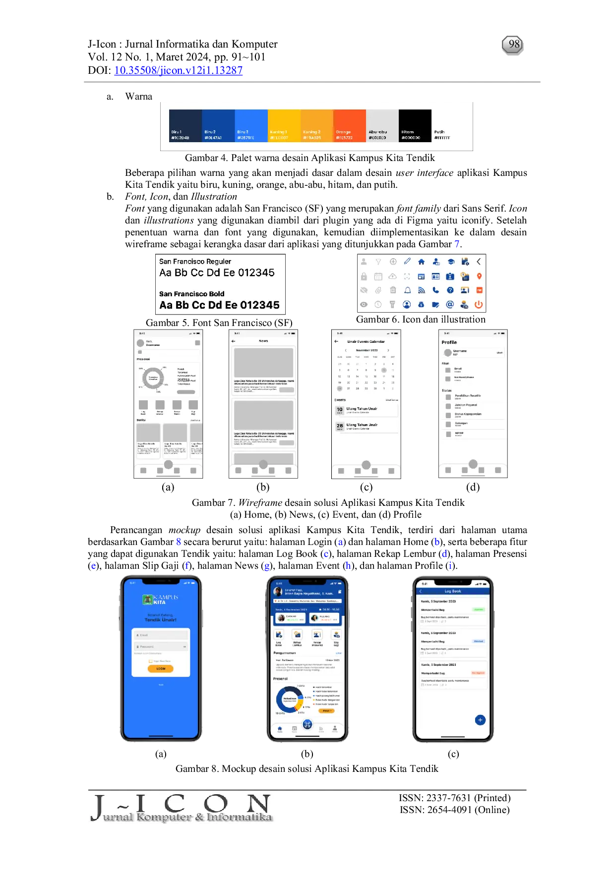 JURIS Evaluasi dan Desain Ulang Antarmuka Menggunakan Metode User Centered Design UCD pada Aplikasi Kampus Kita Tendik