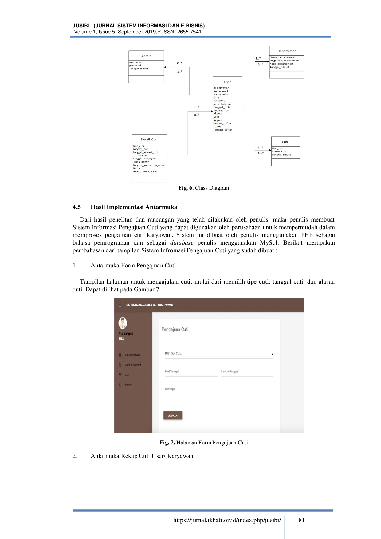 juris Sistem Informasi Pengajuan Cuti Karyawan Berbasis Web Menggunakan Framework CodeIgniter Studi Kasus Oakwood Premiere Cozmo