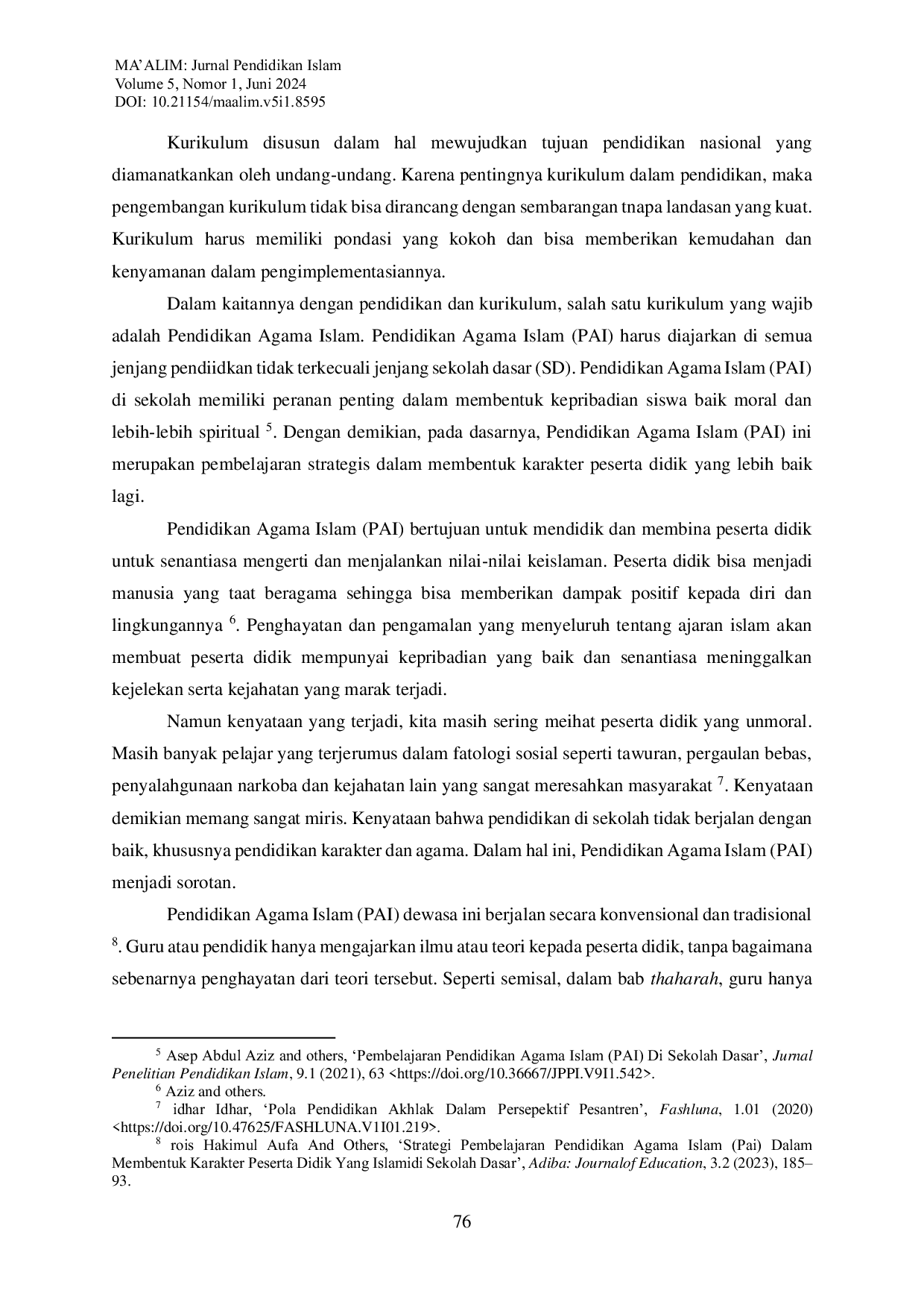 JURIS Muatan Hikmah At Tasyri dalam Pengembangan Kurikulum Pendidikan Agama Islam