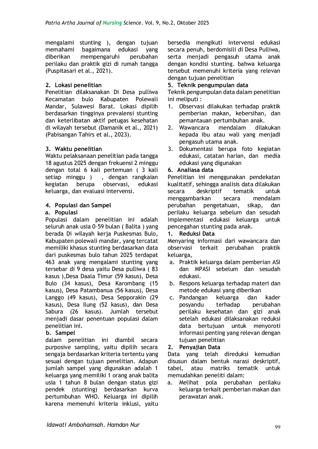 JURIS Hubungan Persepsi Keluarga Pasien terhadap Kualitas Pelayanan Keperawatan di Ruang Rawat Inap Anak Rumah Sakit Pertamina Tarakan Kalimantan Utara