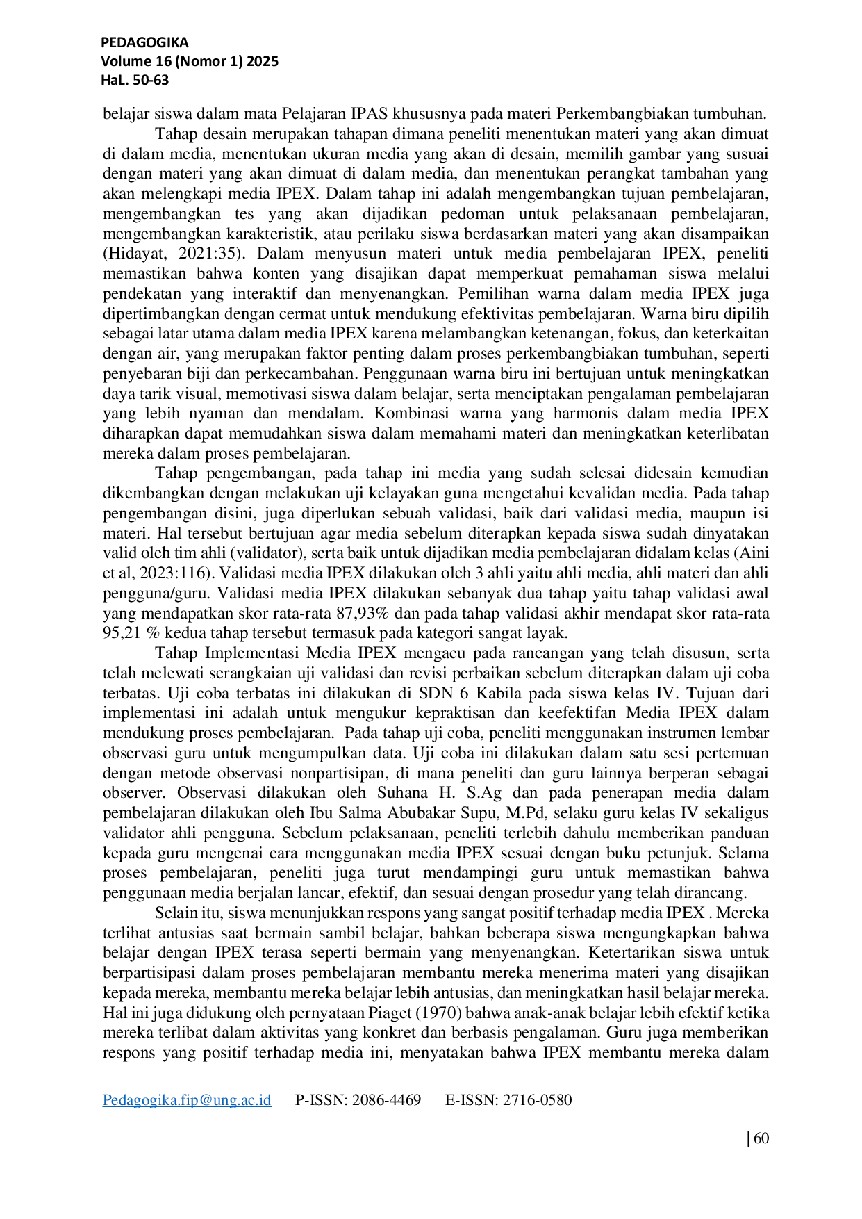 JURIS Pengembangan Media Pembelajaran Intelligent Property Excellent Untuk Meningkatkan Hasil Belajar Siswa