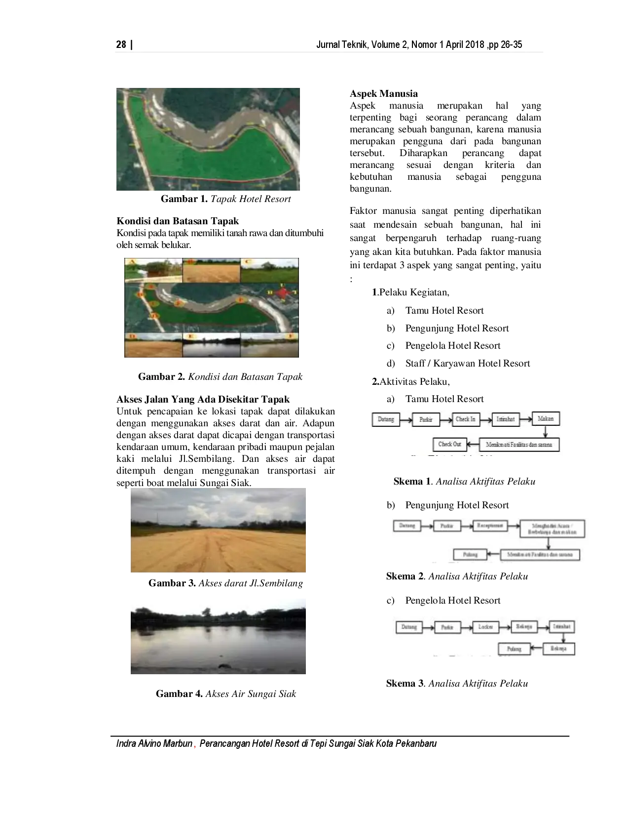 juris Perancangan Hotel Resort di Tepi Sungai Siak Kota Pekanbaru
