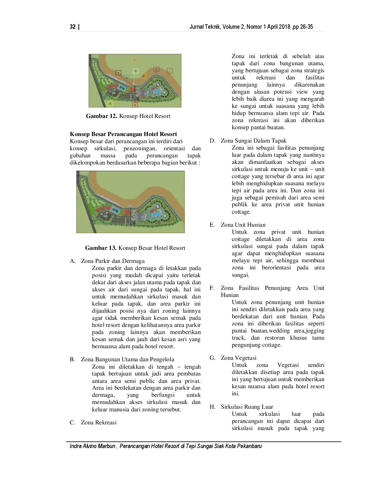 juris Perancangan Hotel Resort di Tepi Sungai Siak Kota Pekanbaru