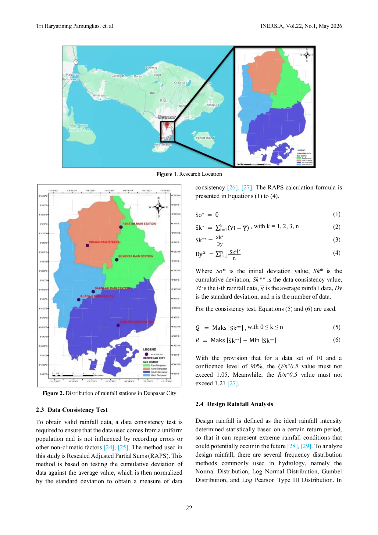 JURIS Analysis of Spatial Interpolation Method for Rainfall Mapping of Hydrometeorological Disaster Mitigation Design in Denpasar Bali