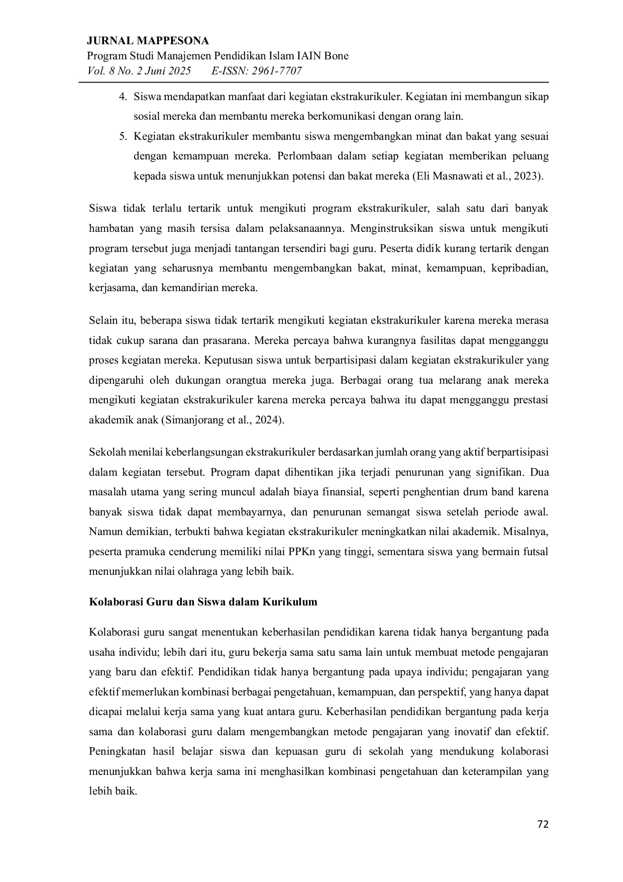 JURIS Analisis Program Merdeka Belajar dalam Meningkatkan Kualitas Pendidikan