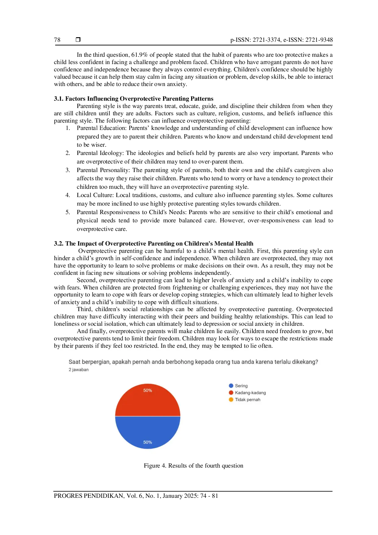JURIS Overprotective Parenting Patterns and Its Influence on Children s Mental Health