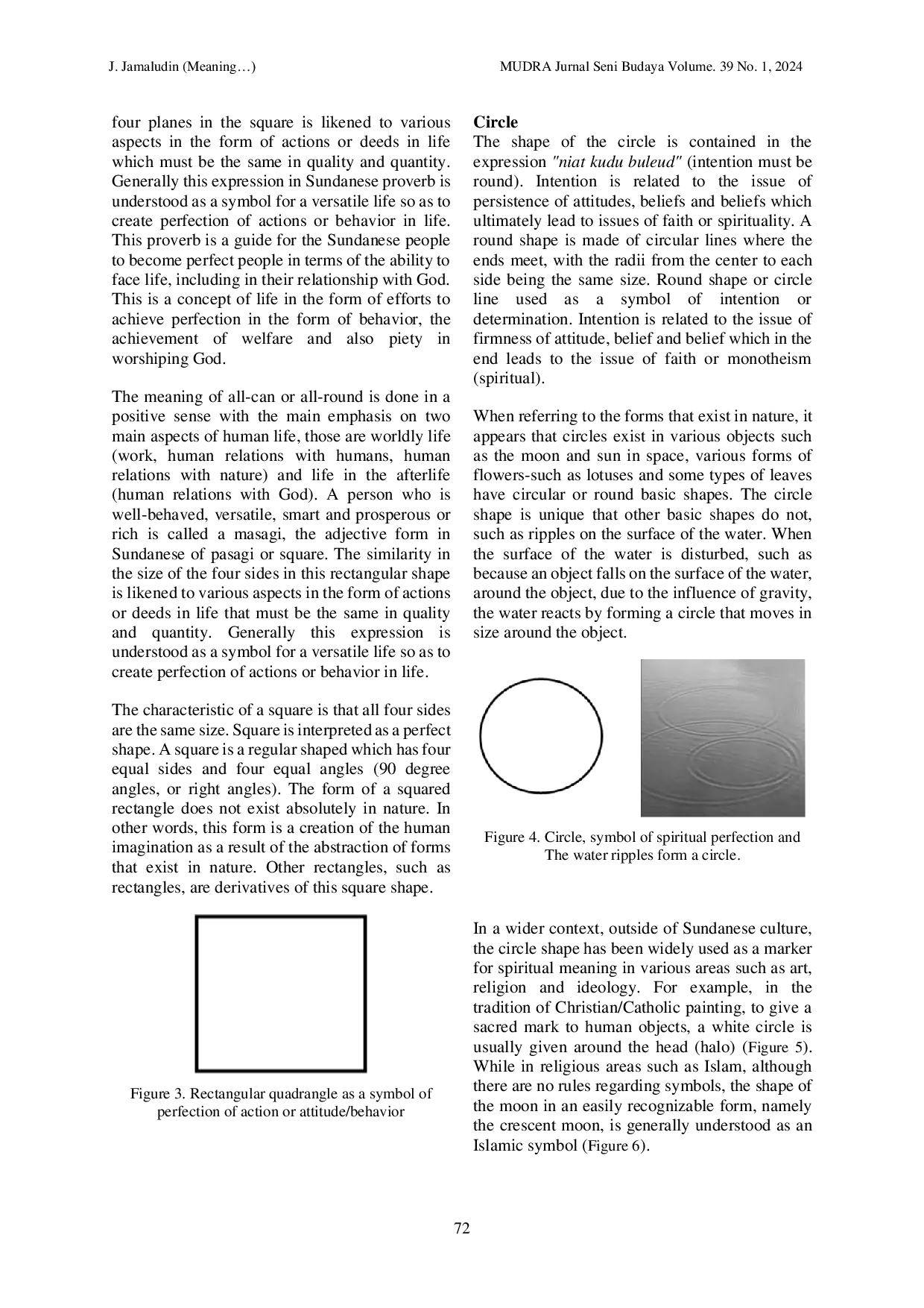 JURIS The Meaning of Symbolic Aesthetic of Basic Shapes in Sundanese Culture