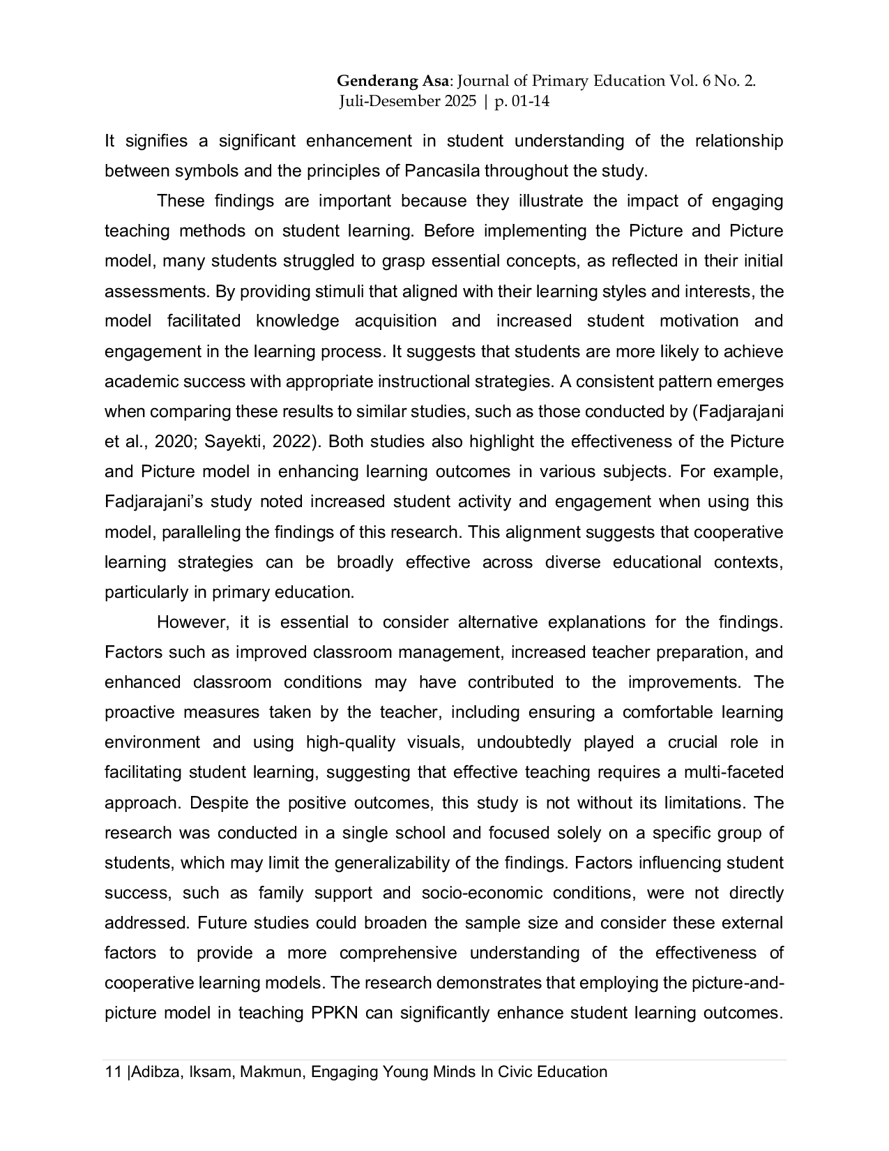 JURIS Engaging Young Minds in Civic Education With Fun Picture and Picture Activities In Grade IV