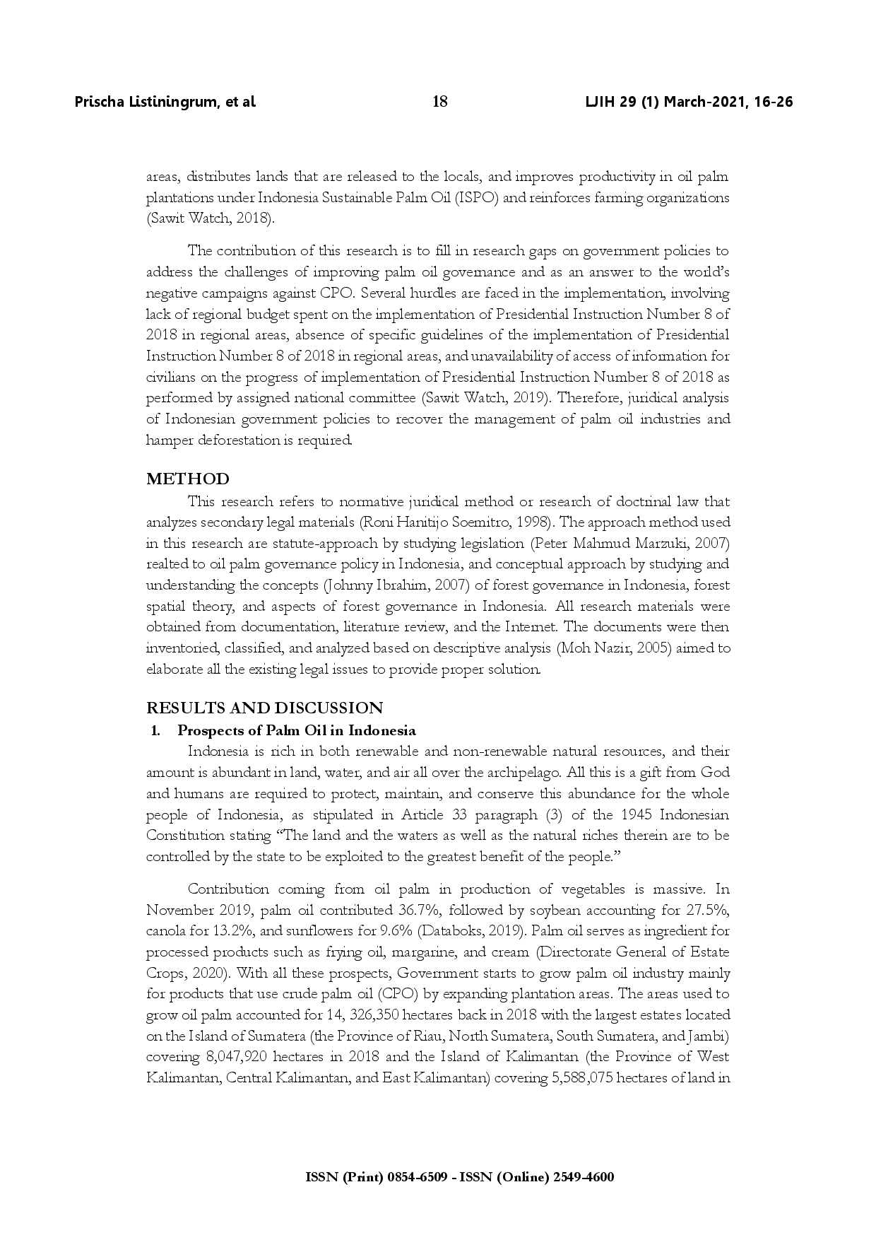 juris Juridical analysis of policy concerning oil palm estate management in Indonesia