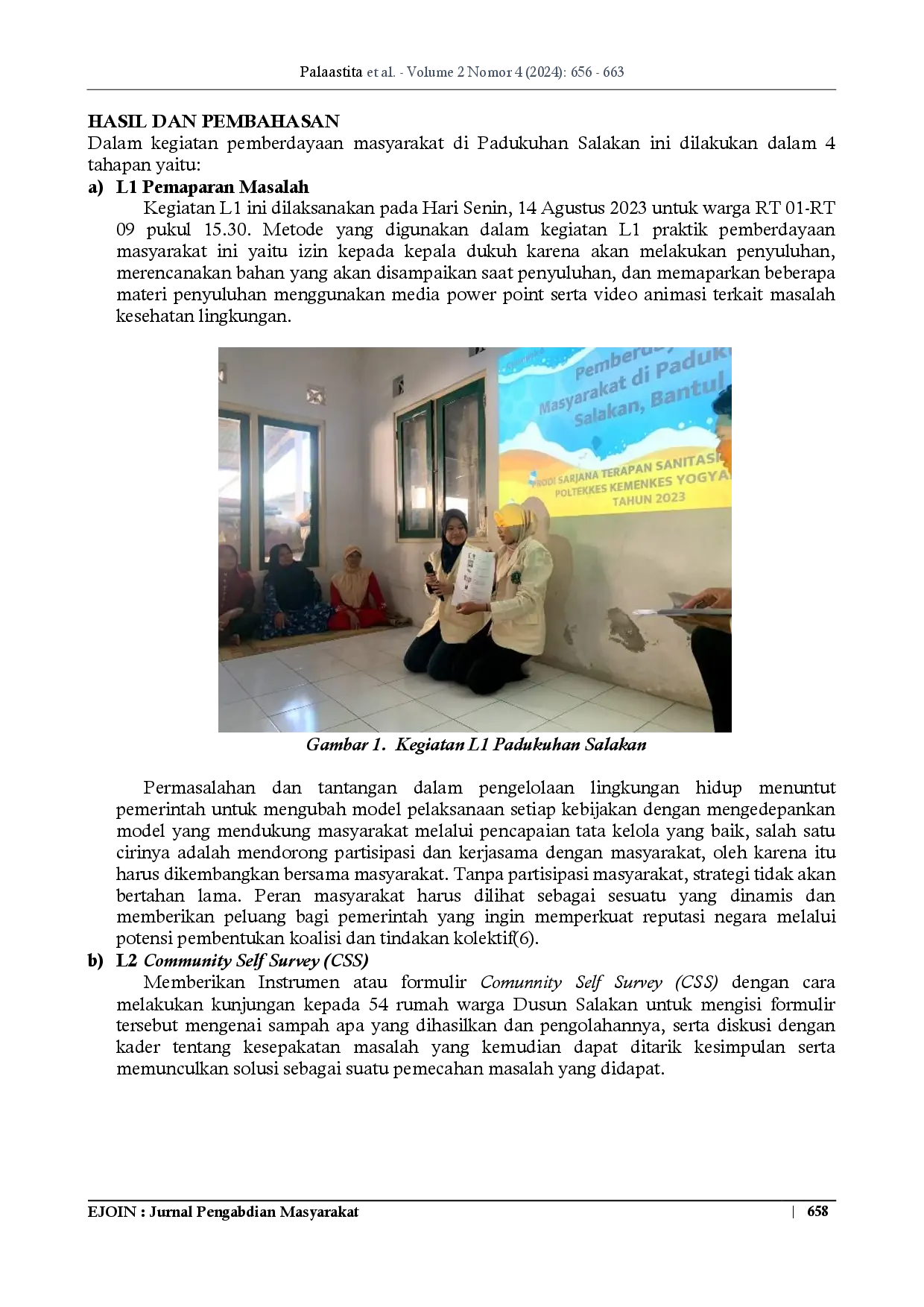 juris Pemberdayaan Masyarakat Pembuatan Pupuk Kompos Sebagai Pengolahan Sampah Organik Rumah Tangga Dengan Media Galon Bekas Di Dusun Salakan Bangunharjo Sewon Bantul Yogyakarta