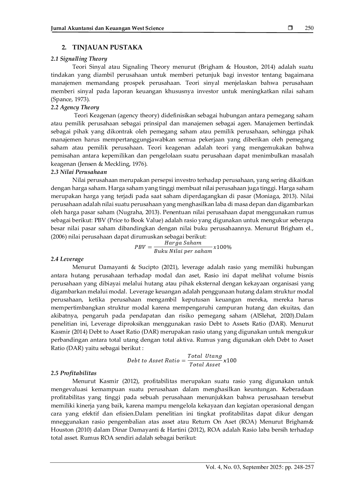 JURIS Pengaruh Leverage Profitabilitas Dan Likuiditas terhadap Nilai Perusahaan pada Sektor Pertambangan Nikel di Indeks Saham Syariah Indonesia ISSI Periode 2019 2023