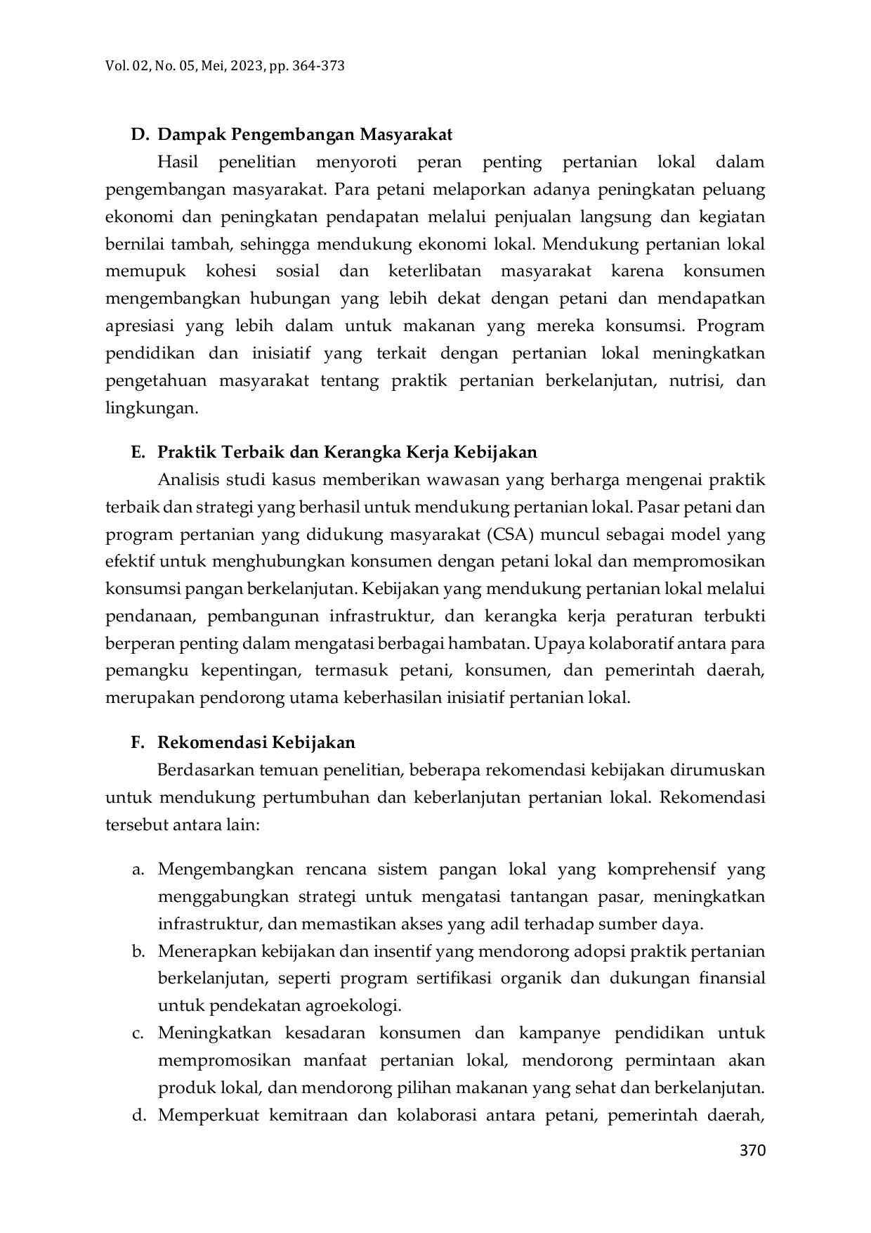 JURIS Tumbuh Bersama Mendukung Pertanian Lokal Ketahanan Pangan Kelestarian Lingkungan dan Pengembangan Masyarakat