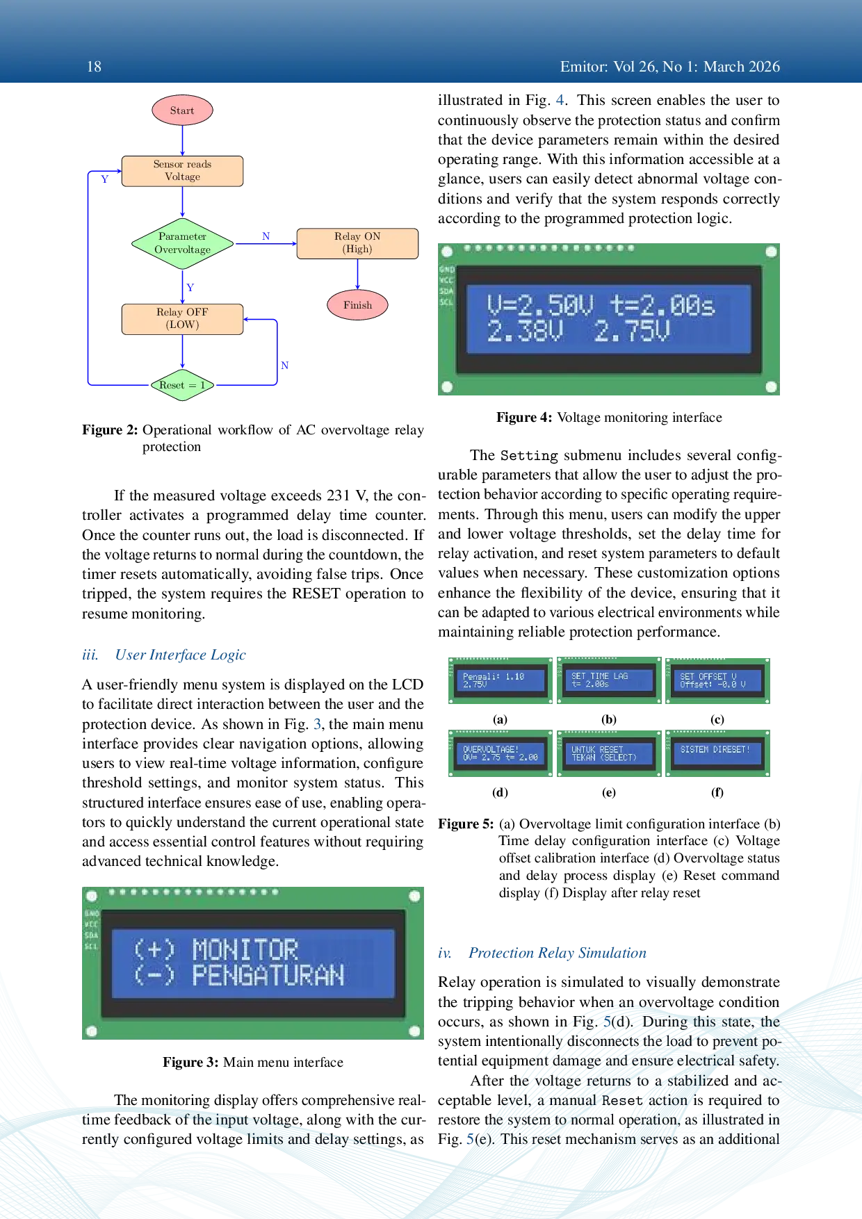 JURIS Design of Arduino based Overvoltage Type time lag Relay