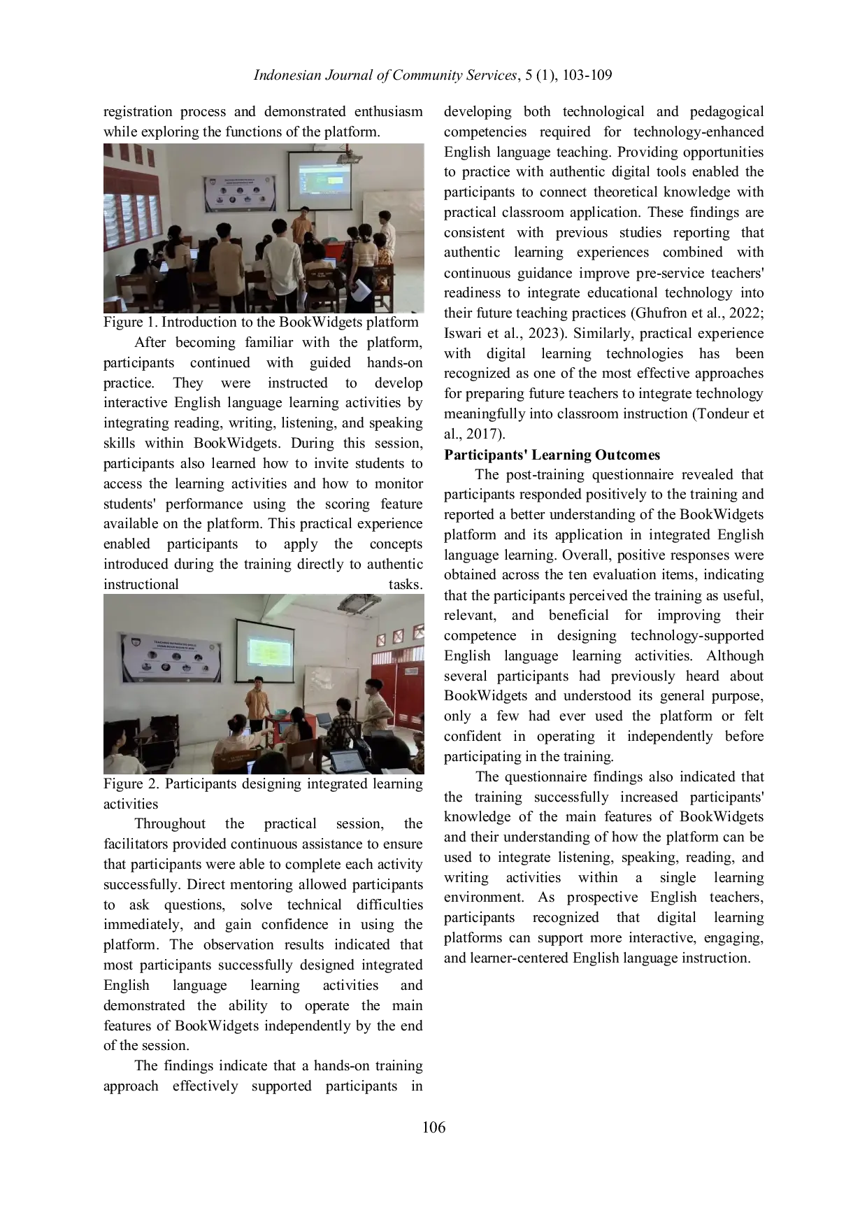 JURIS Teaching Integrated Skills Through the BookWidgets Web
