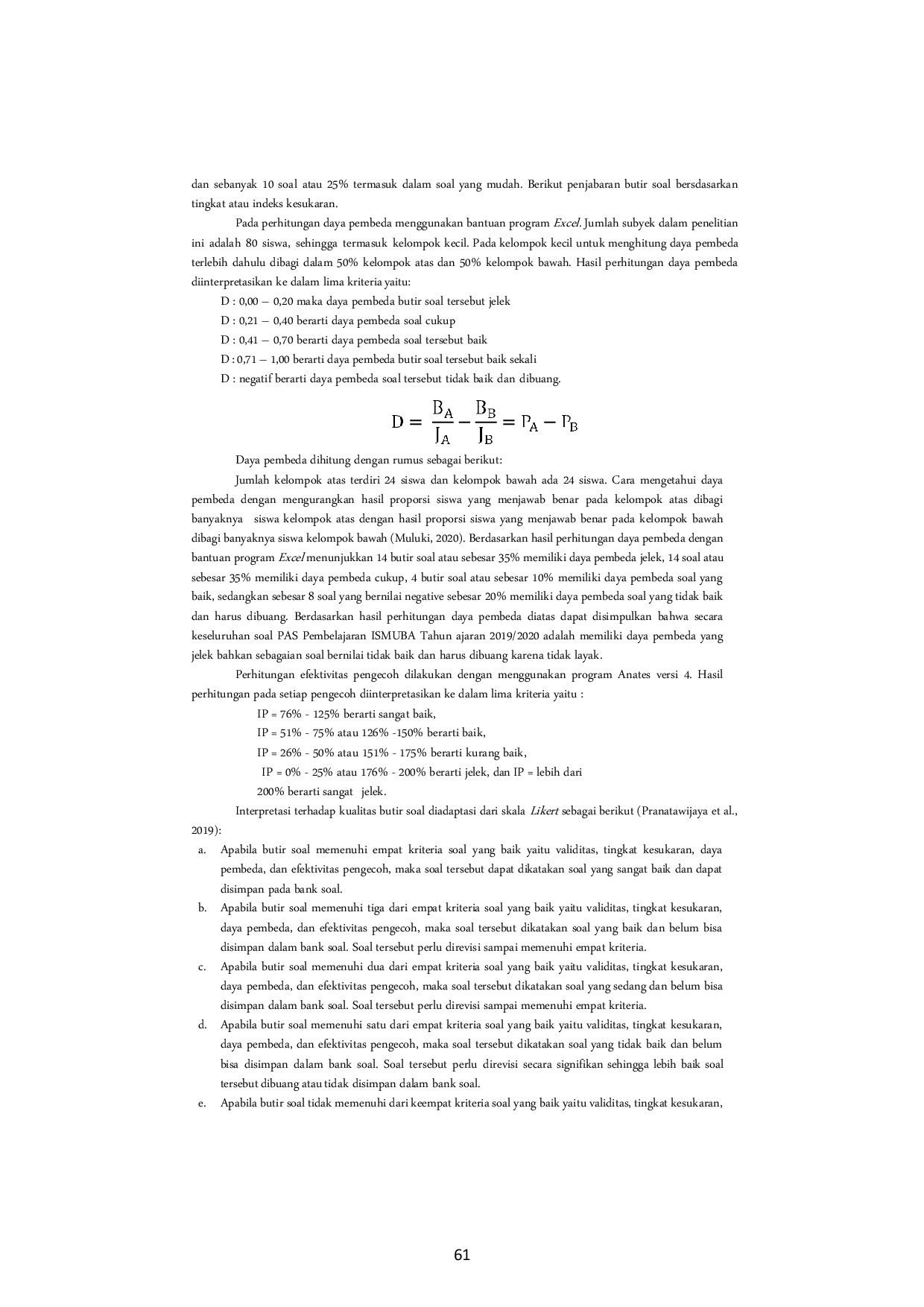 JURIS Efektivitas Instrumen Penilaian Pendidikan Agama Islam Untuk Meningkatkan Kemampuan Berpikir Kritis Dan Kreatif Peserta Didik Di Smk Muhammadiyah Mlati