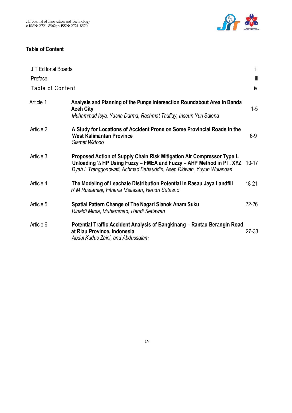 JURIS JIT Journal of Innovation and Technology