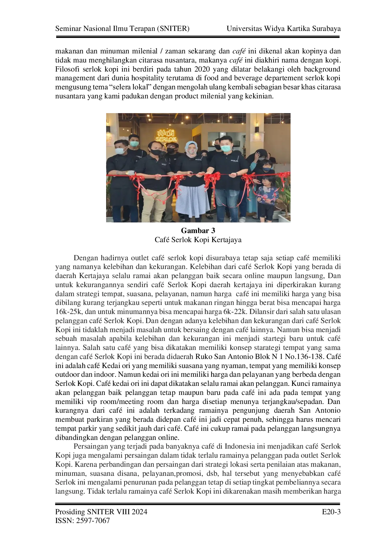 JURIS Tinjauan Kepuasan Pelanggan Caf X Di Surabaya