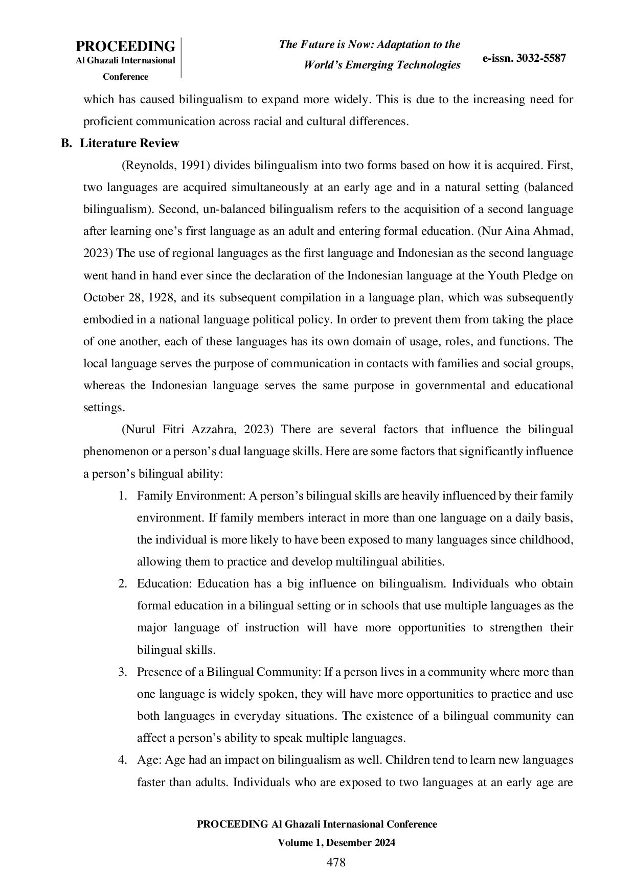 JURIS The Use of Bilingualism in Students Life A Case Study on The Daily Lives of UMNU Kebumen Students