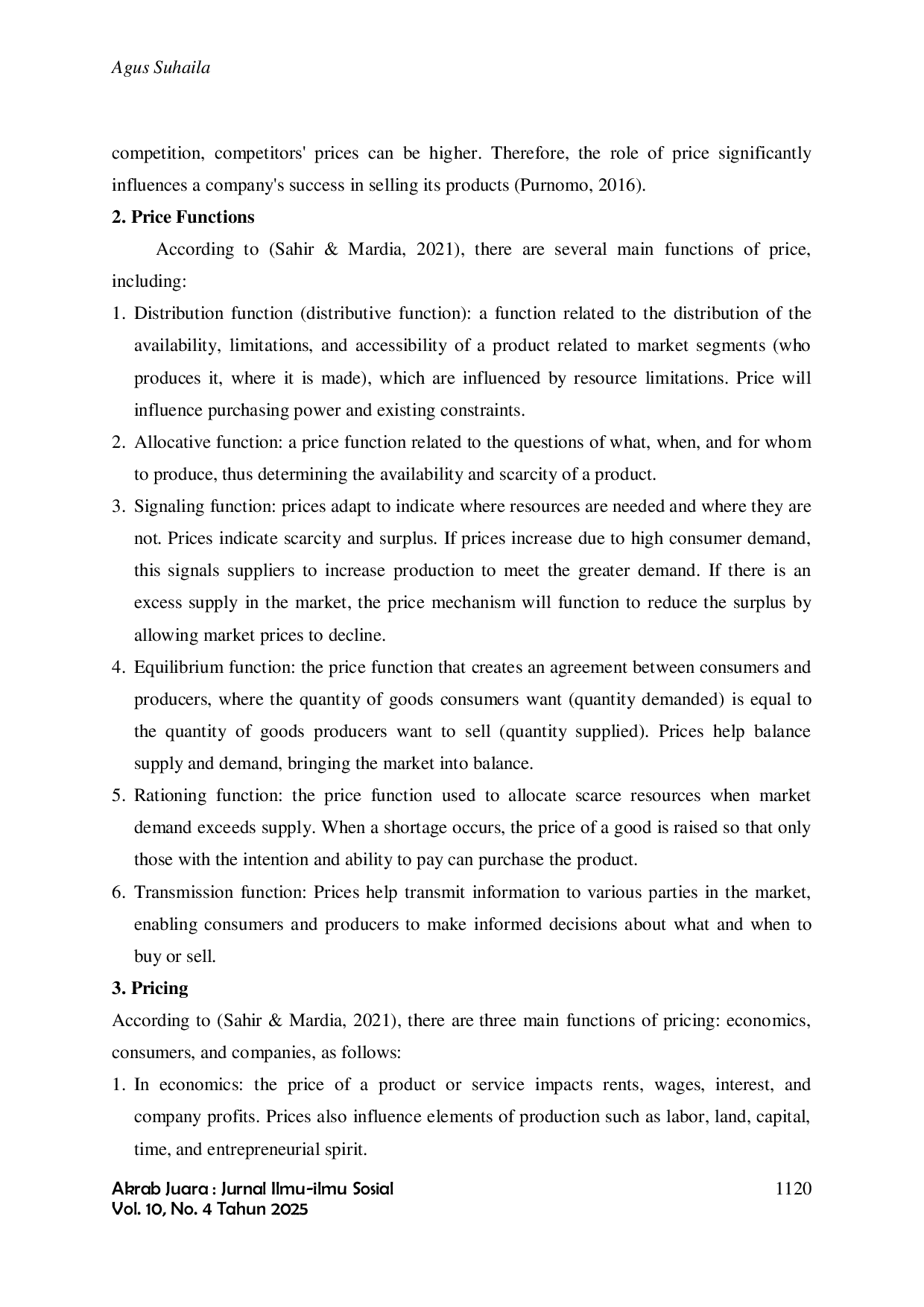 JURIS Pengaruh Harga Terhadap Keputusan Pembelian Produk Insto Cool Di Pt Pharma Health Care Jakarta