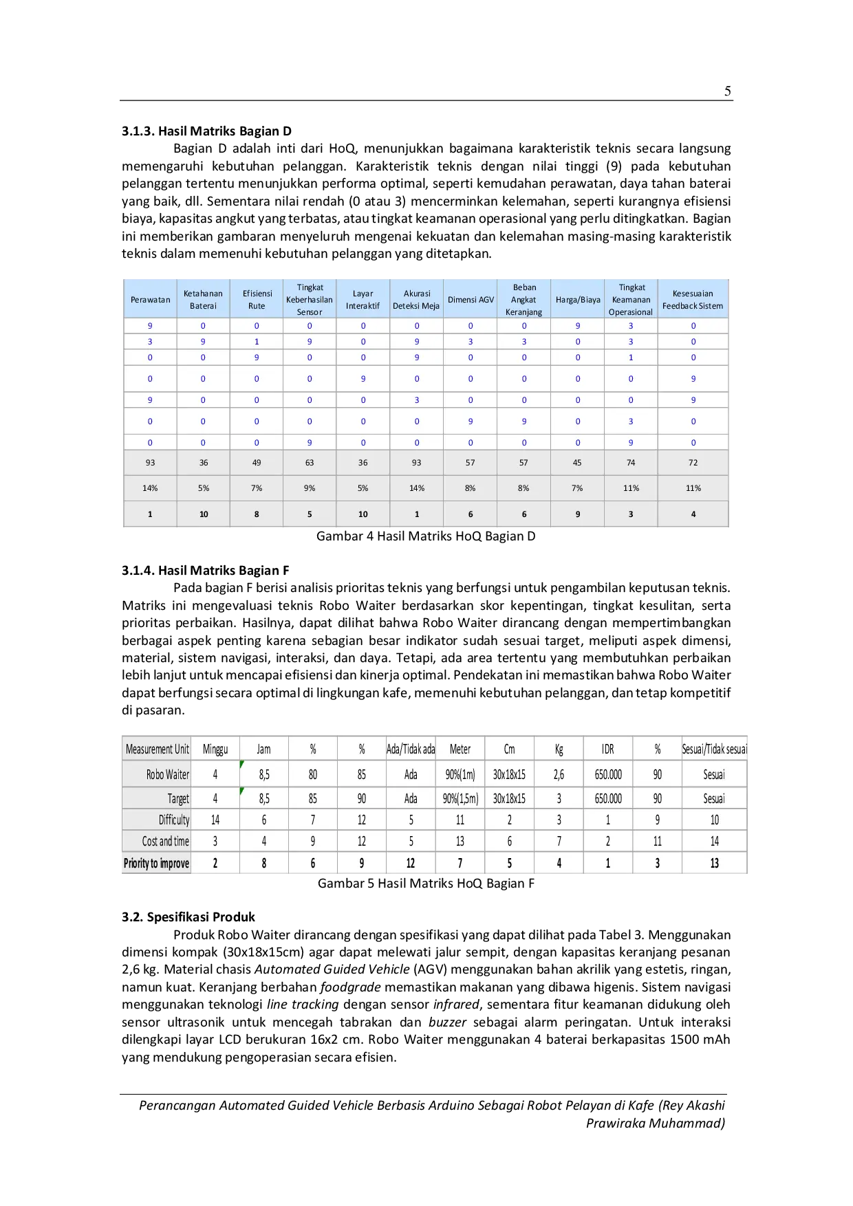JURIS Design Of An Arduino Based Automated Guided Vehicle As A Service Robot In A Cafe