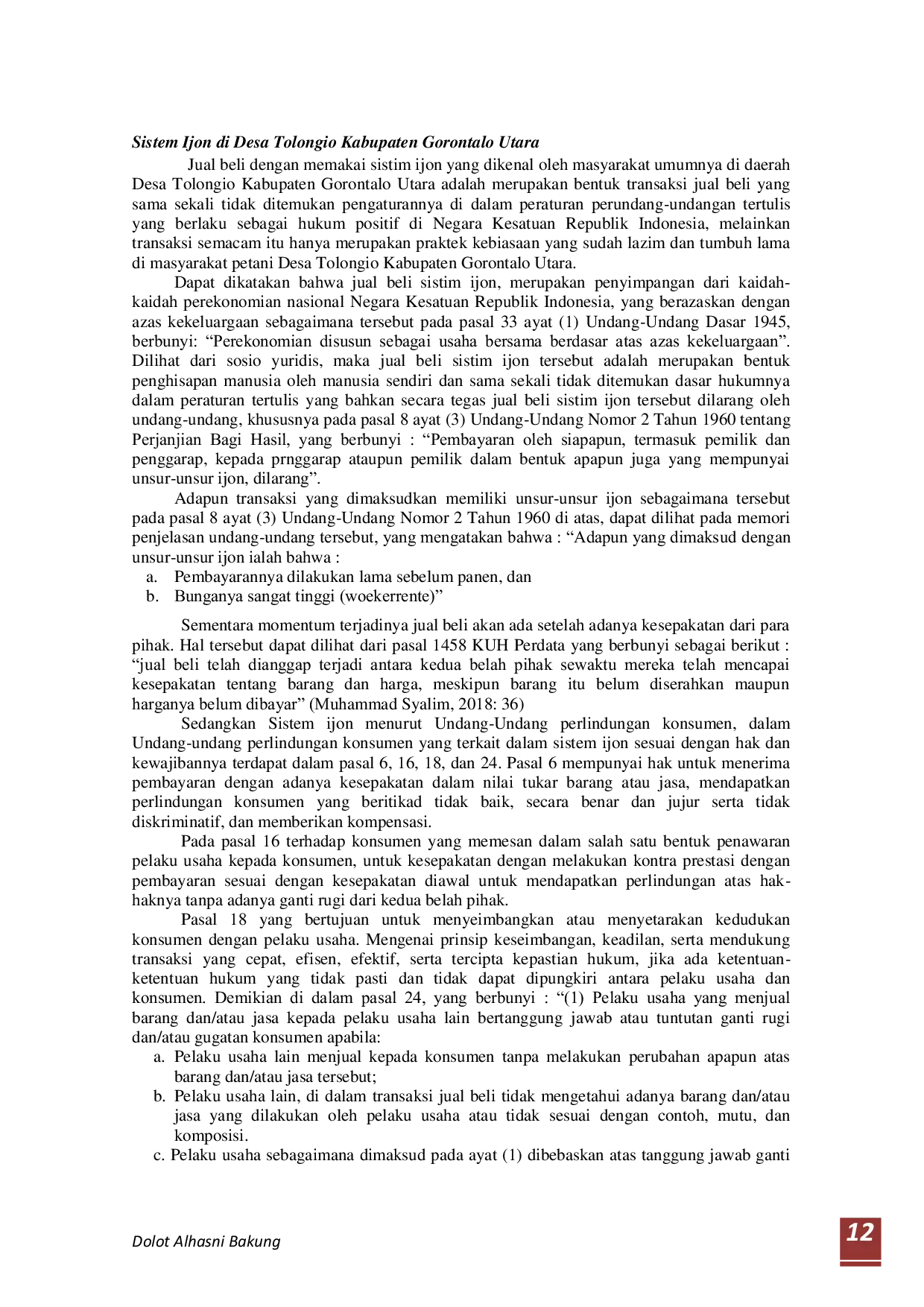 JURIS Implementasi Penyelesaian Sengeketa Dengan Metode Alternative Dispute Resolution