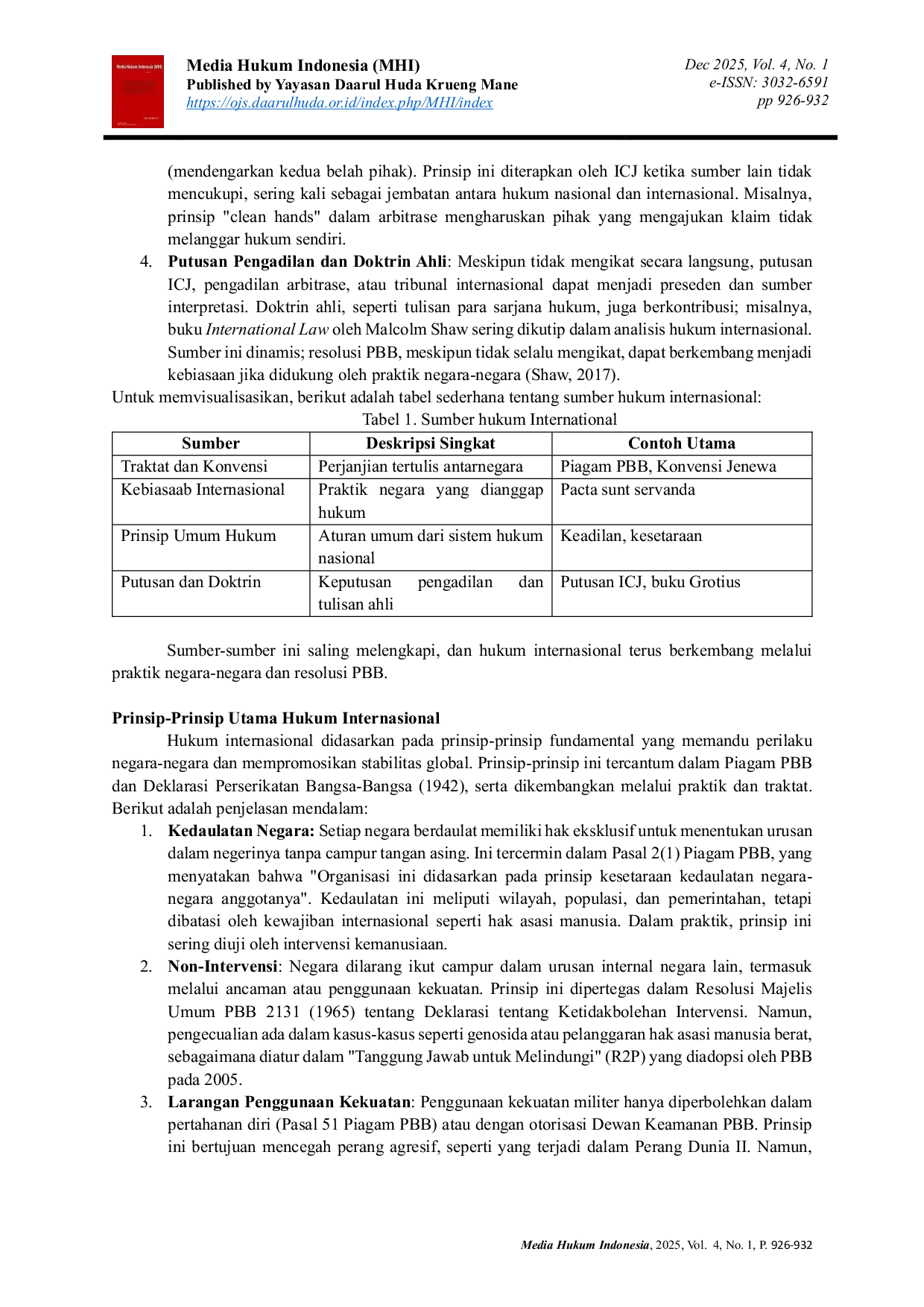 JURIS Pengantar Hukum Internasional Prinsip Sumber dan Peranannya Dalam Dunia Modern