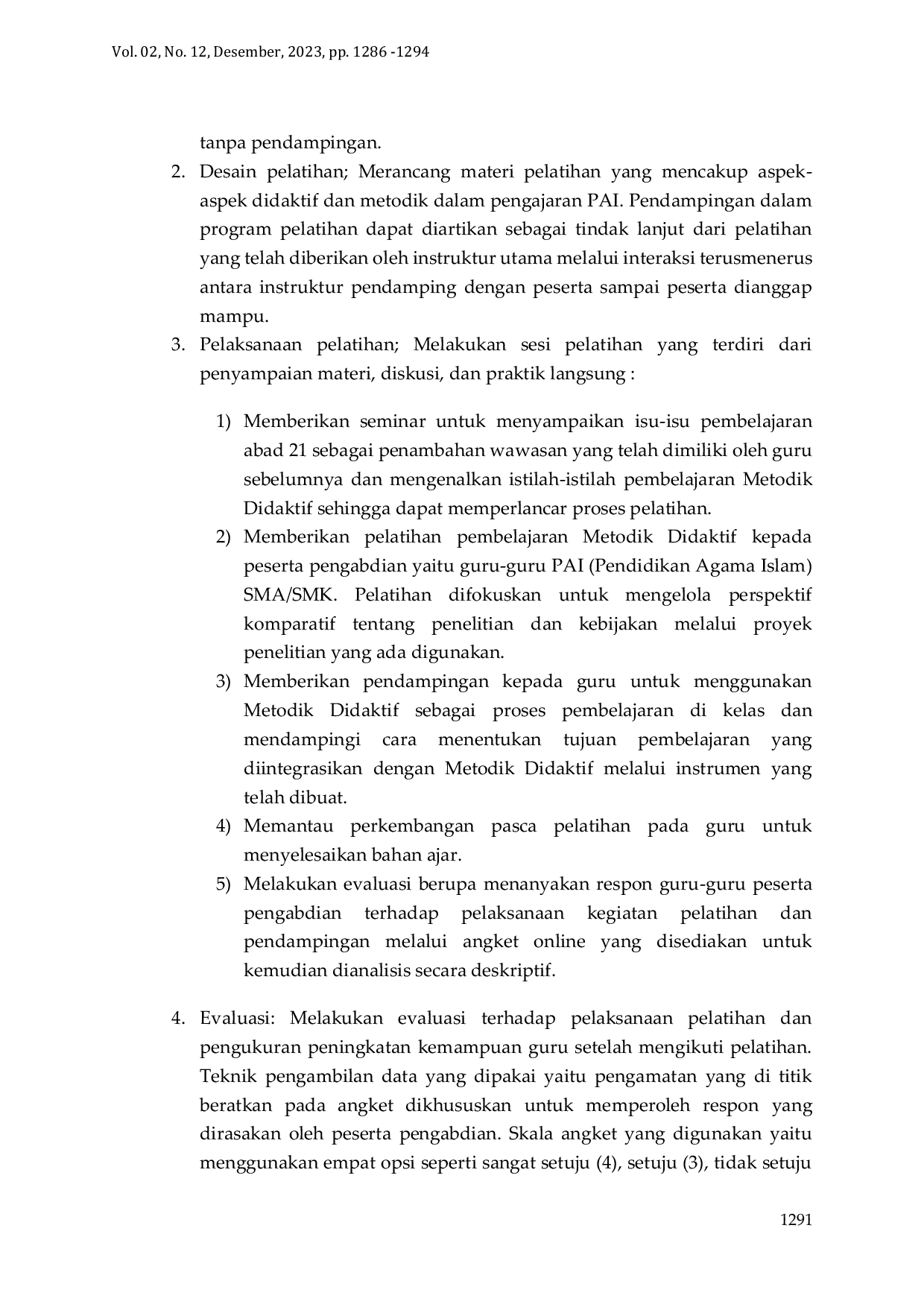 JURIS Pelatihan Didaktif Metodik Guru PAI di MGMP PAI SMA SMK Se Kota Sukabumi