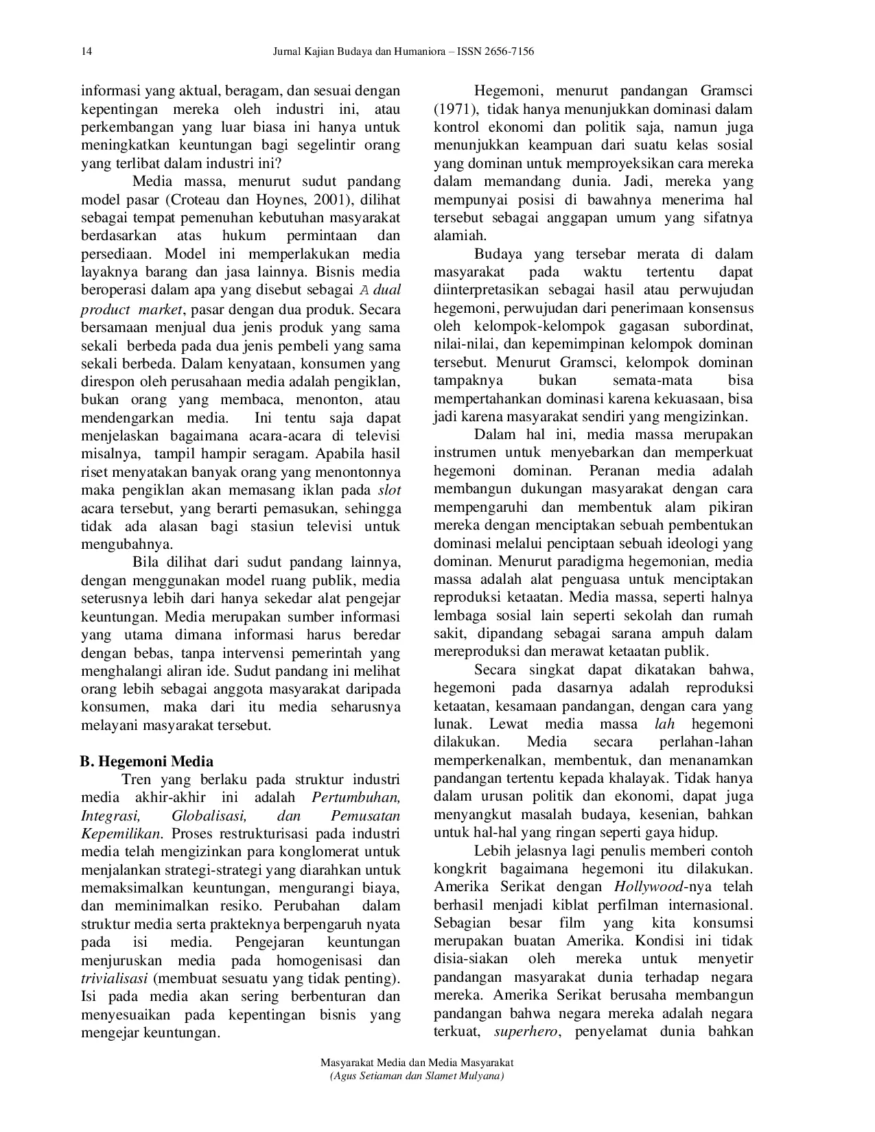 JURIS Masyarakat Media Dan Media Masyarakat