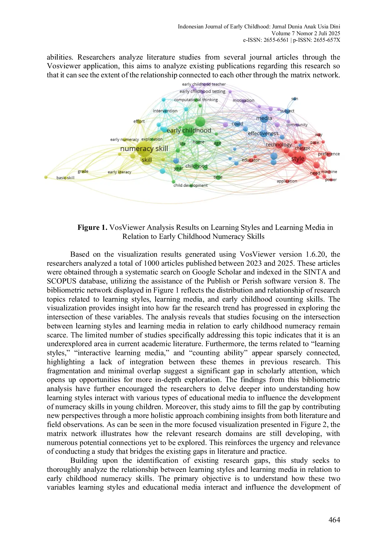 JURIS Analysis of Learning Style and Learning Media on Early Childhood Counting Skills